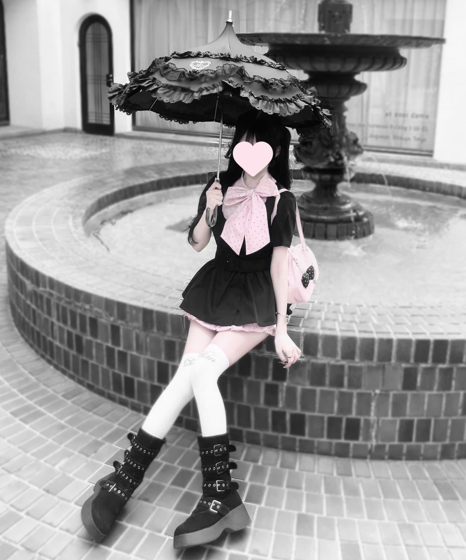 OLIVE des OLIVE(オリーブ デ オリーブ) 【インフルエンサー企画】miko ribbon peplum jacket