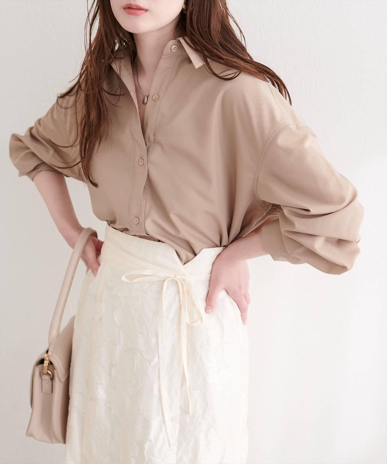 NICE CLAUP / OLIVE des OLIVE OUTLET(ナイスクラップ  / オリーブ デ オリーブ アウトレット) 【natural couture】マルチウェイシャツ