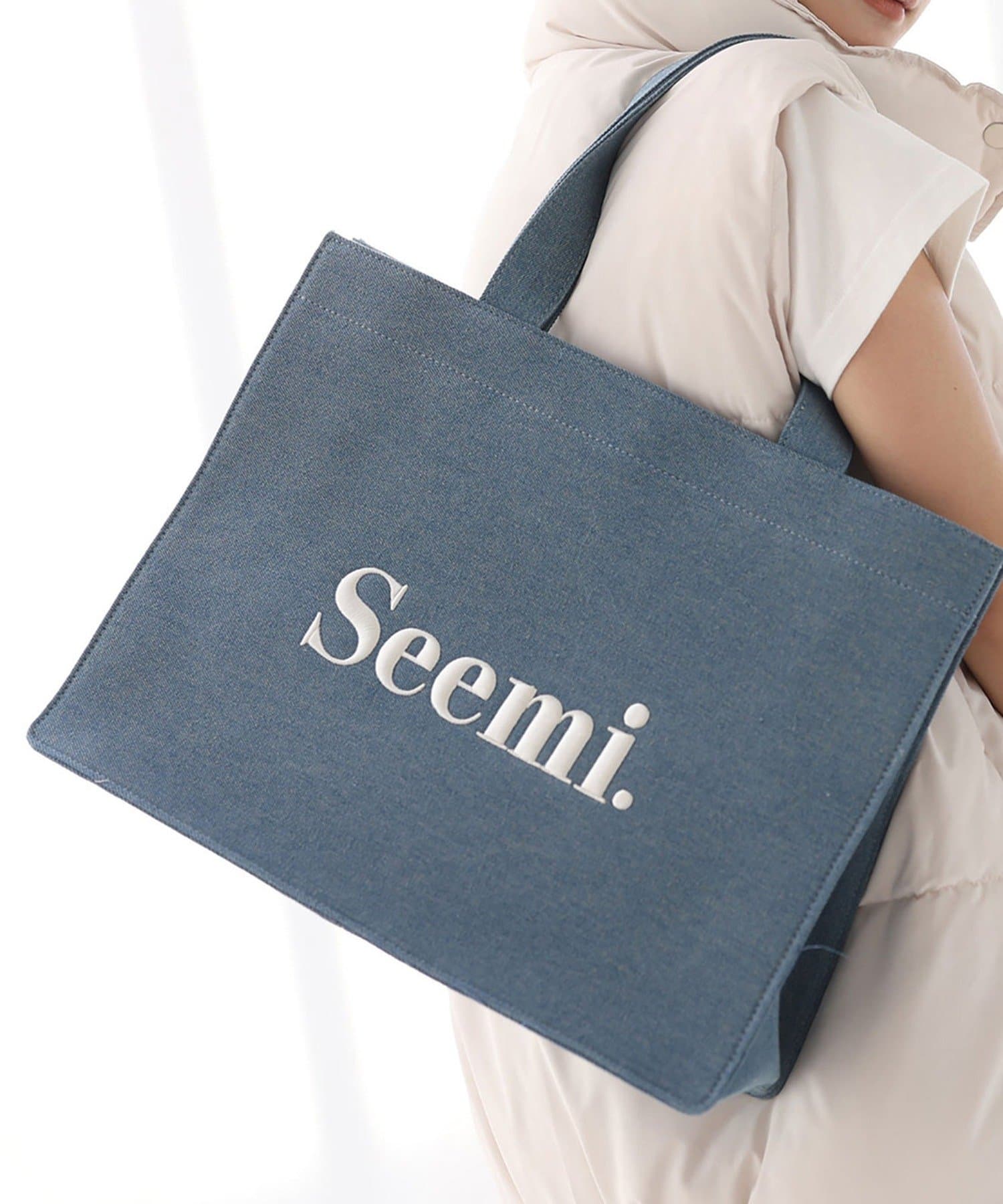 Seemi】刺繍トート | NICE CLAUP / OLIVE des OLIVE OUTLET(ナイ