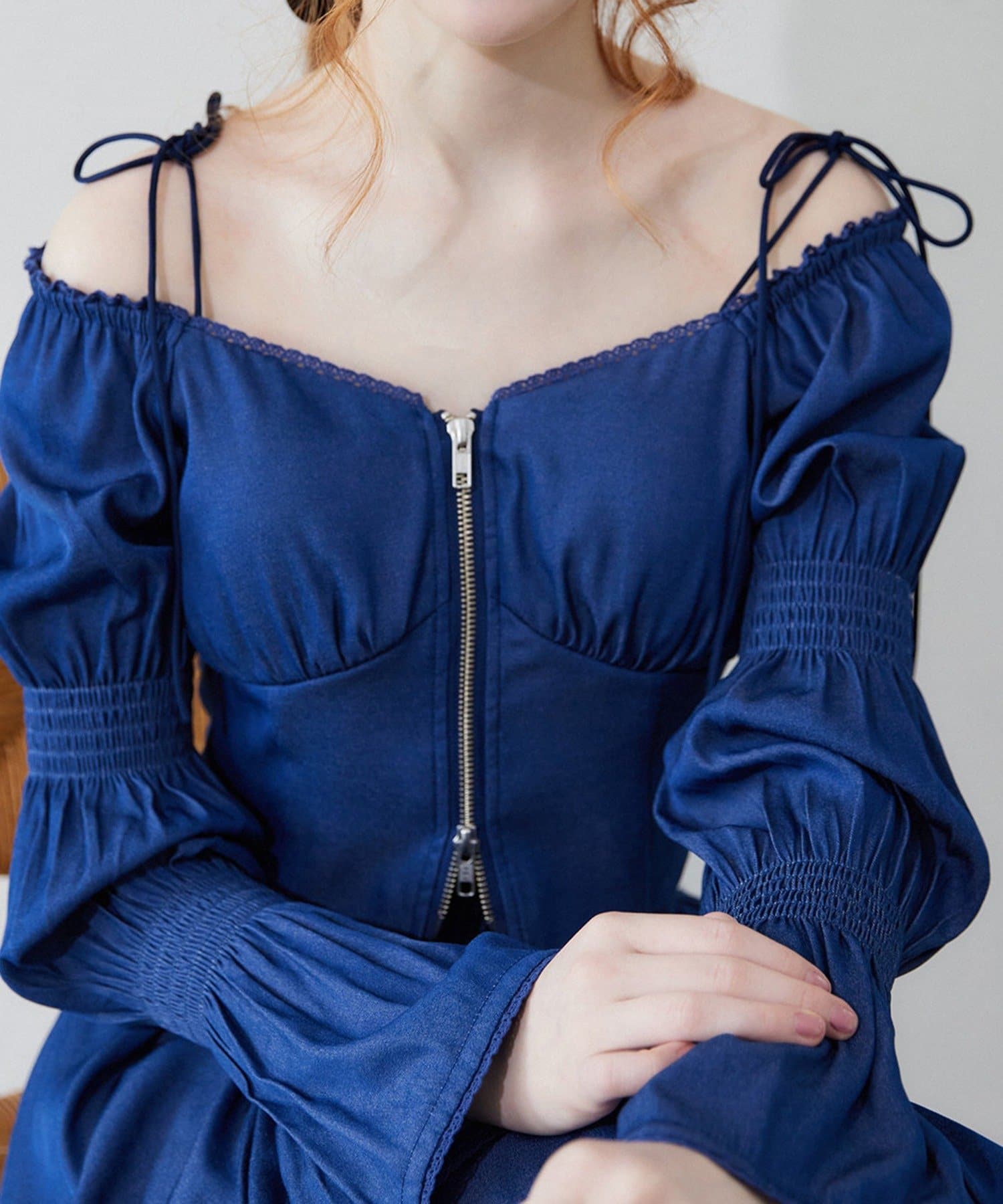 NICE CLAUP / OLIVE des OLIVE OUTLET(ナイスクラップ  / オリーブ デ オリーブ アウトレット) 【Seemi】コットンレースブラウス