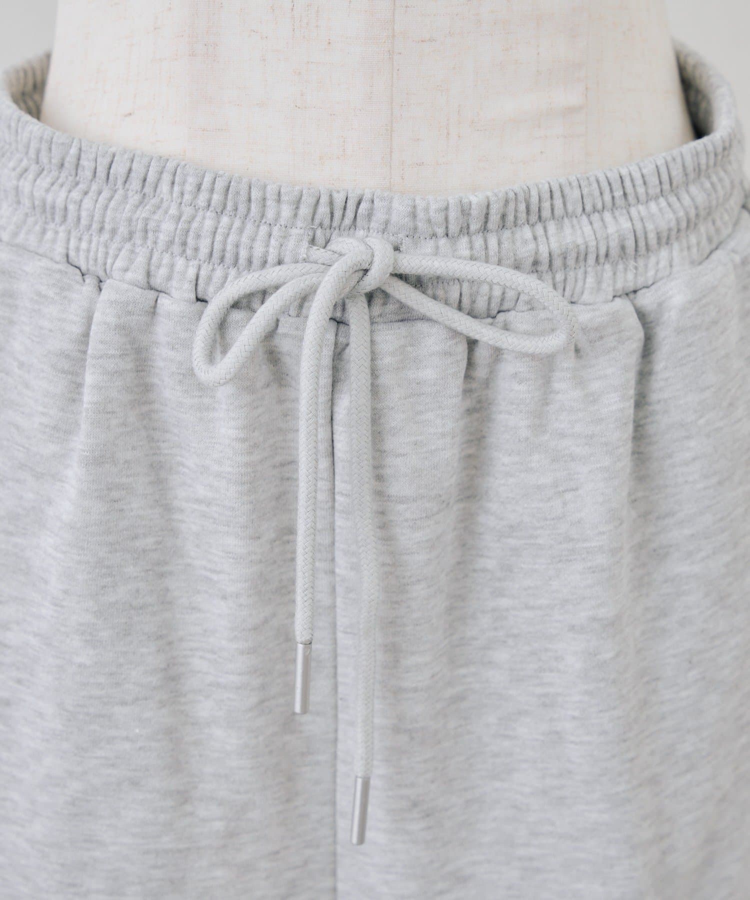 NICE CLAUP / OLIVE des OLIVE OUTLET(ナイスクラップ  / オリーブ デ オリーブ アウトレット) 【continuer】リボンカーゴハーフ裏毛パンツ