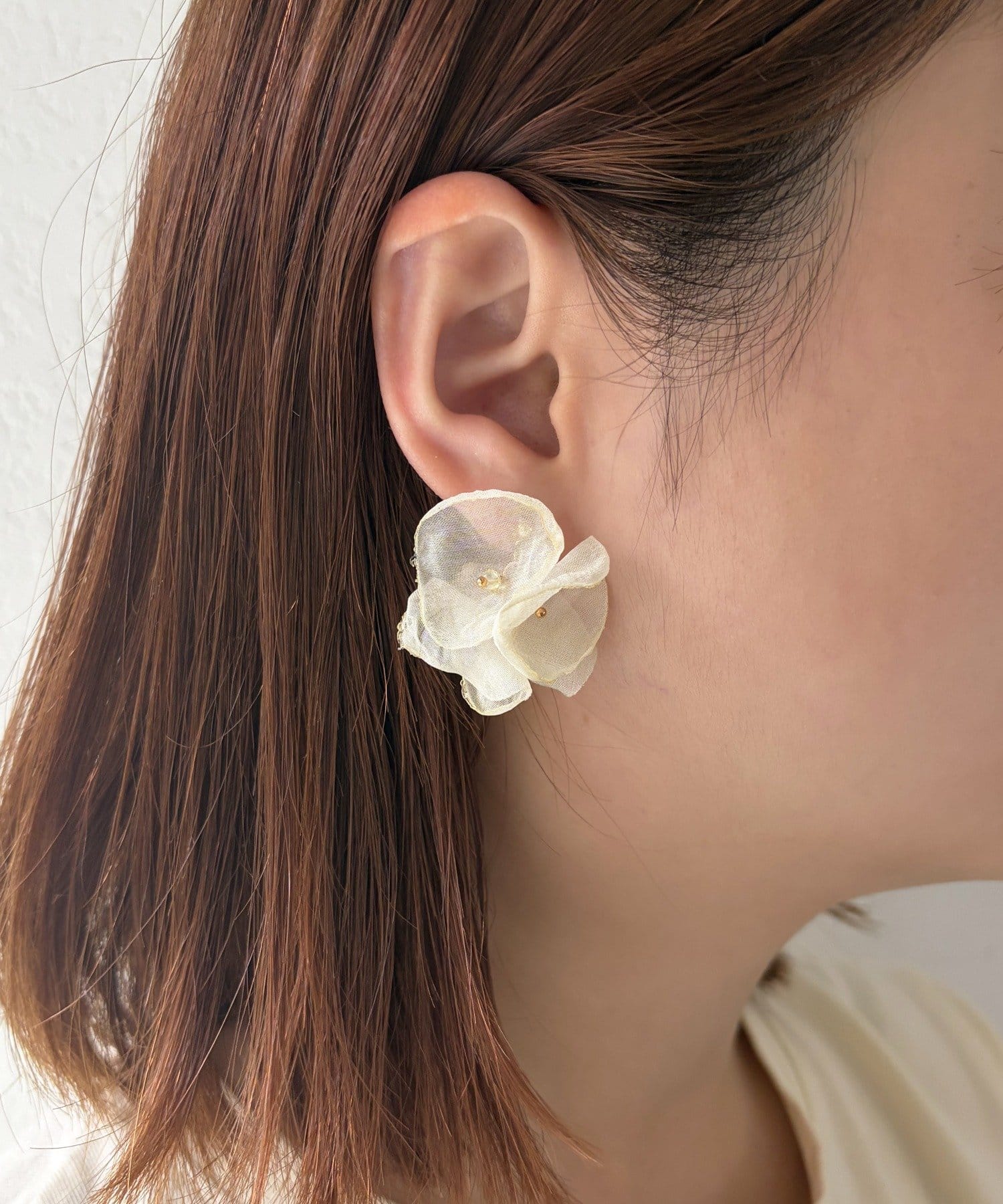 Lattice(ラティス) シフォンカラーピアス