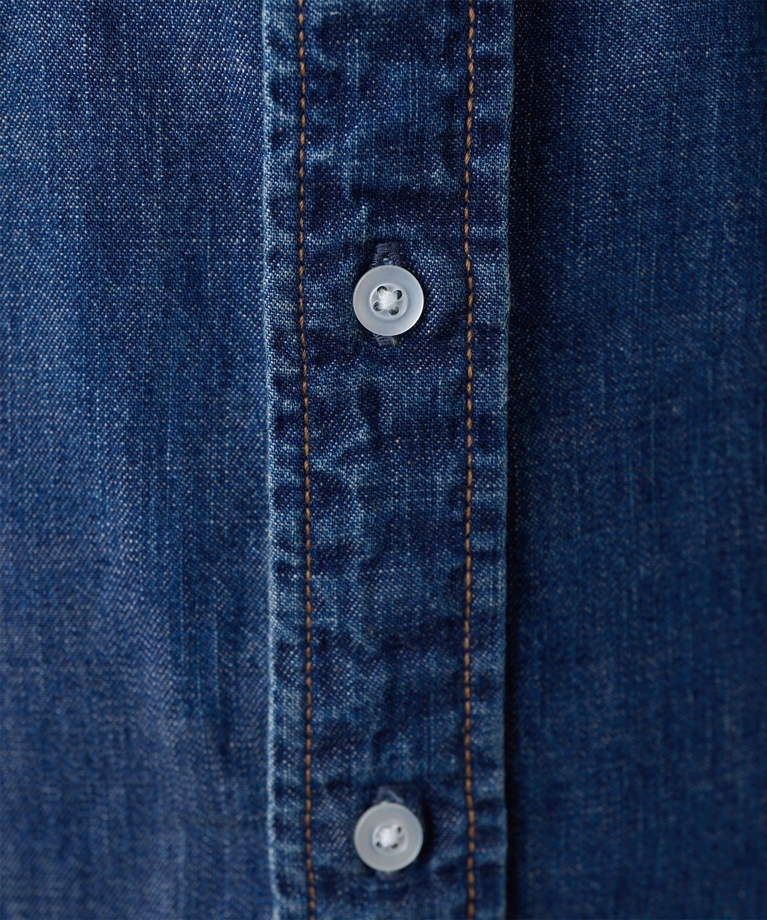 Whim Gazette(ウィム ガゼット) 【Wrangler】刺繍デニムシャツ