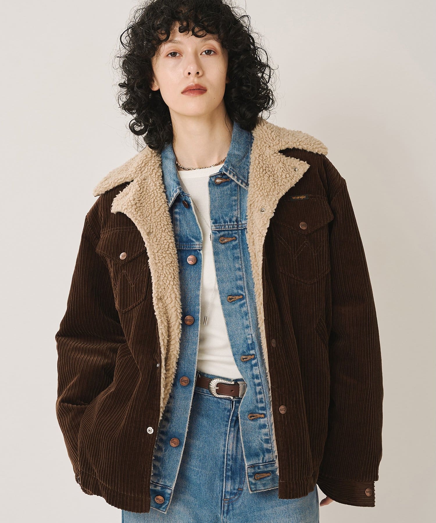 Whim Gazette(ウィム ガゼット) 【Wrangler】コーデュロイブルゾン