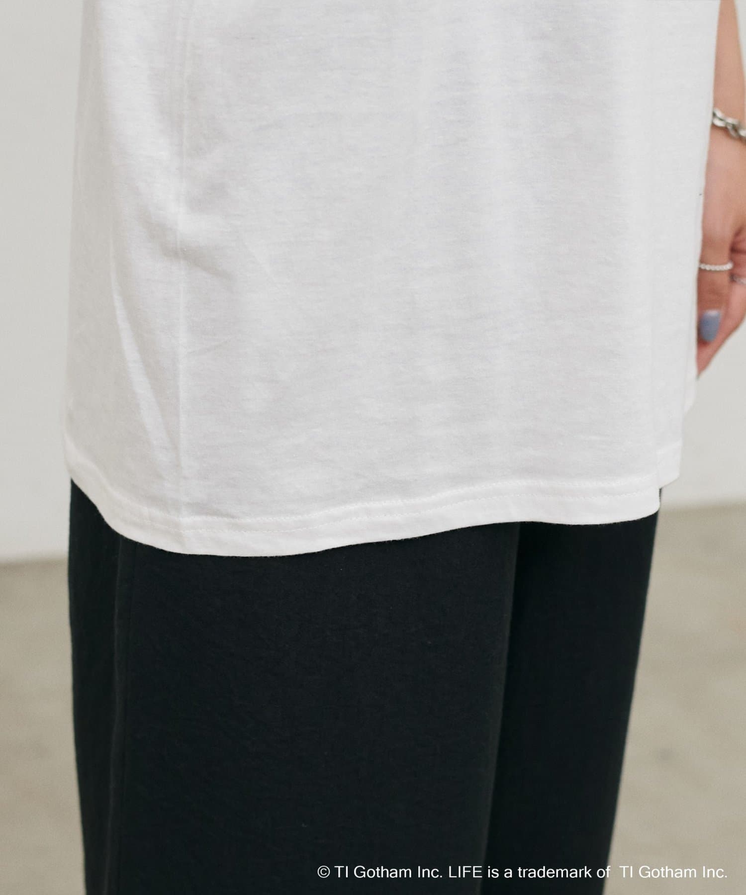 LARUTA(ラルータ) LIFE PC／グラフィックロゴTee