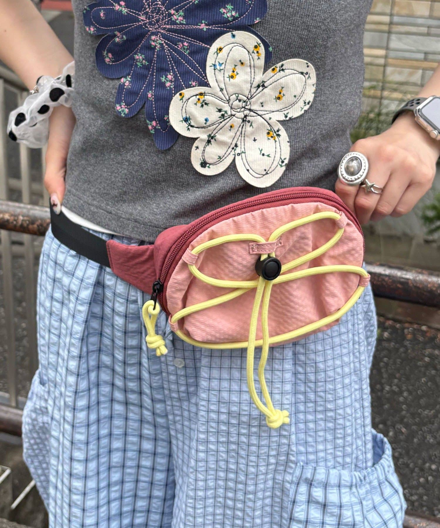 CIAOPANIC(チャオパニック) バイカラーコードウエストBAG