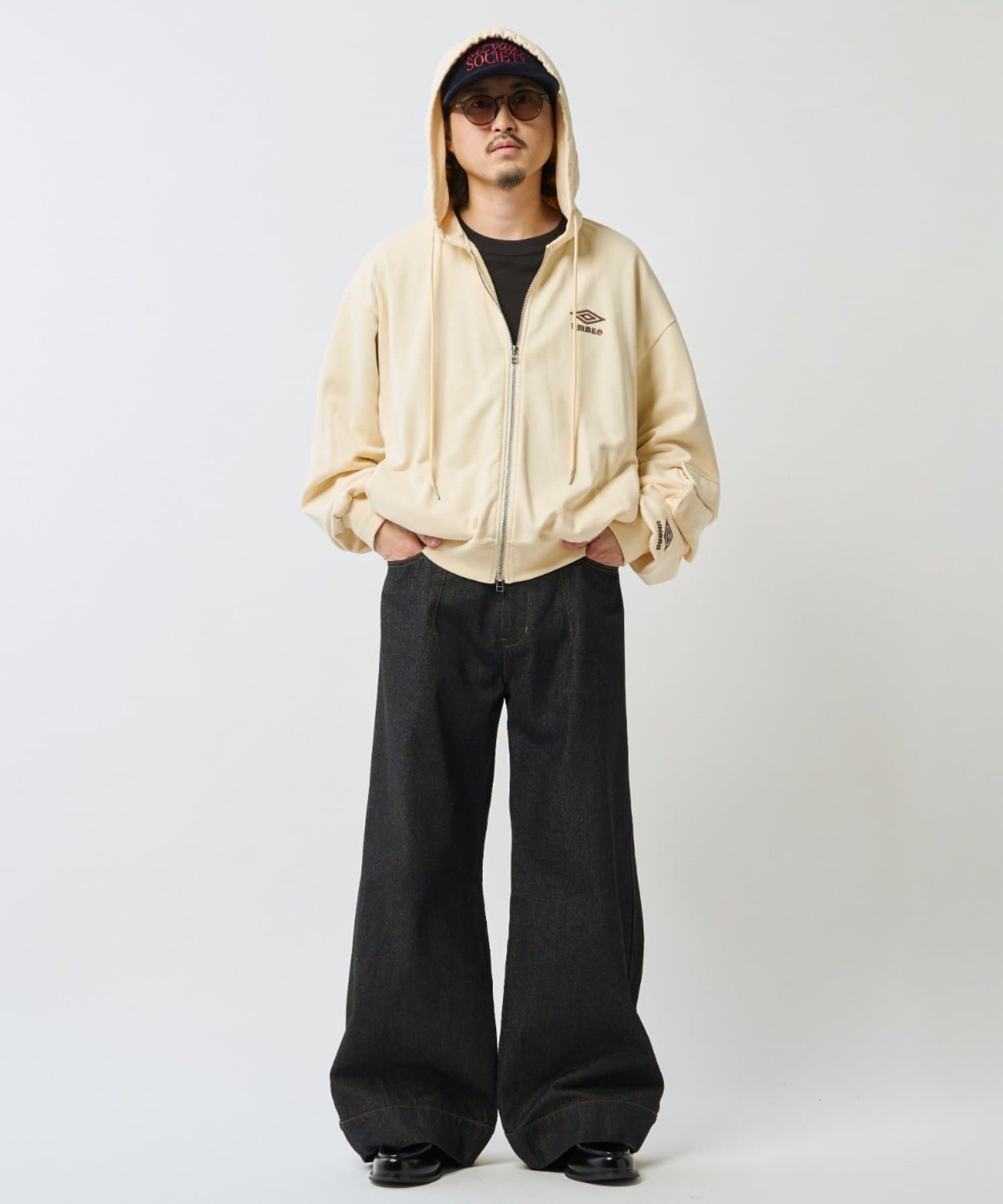 Lui's(ルイス) 【UMBRO for Lui's】フェードボリュームスウェットジップパーカー