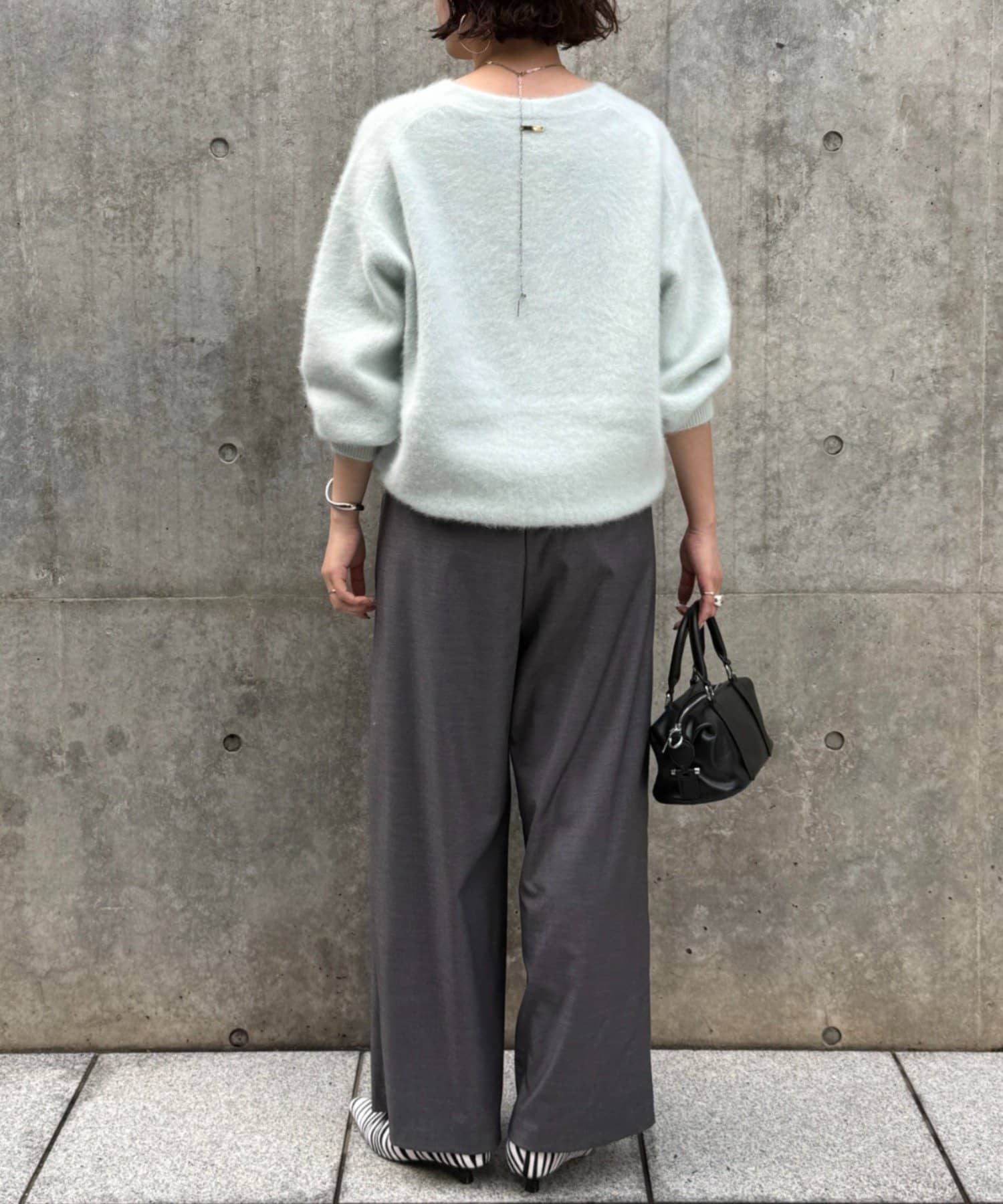 LOUNGEDRESS(ラウンジドレス) 《10/27インスタライブご紹介/新色ミント登場/名品ニット》ファーカシミヤVニット