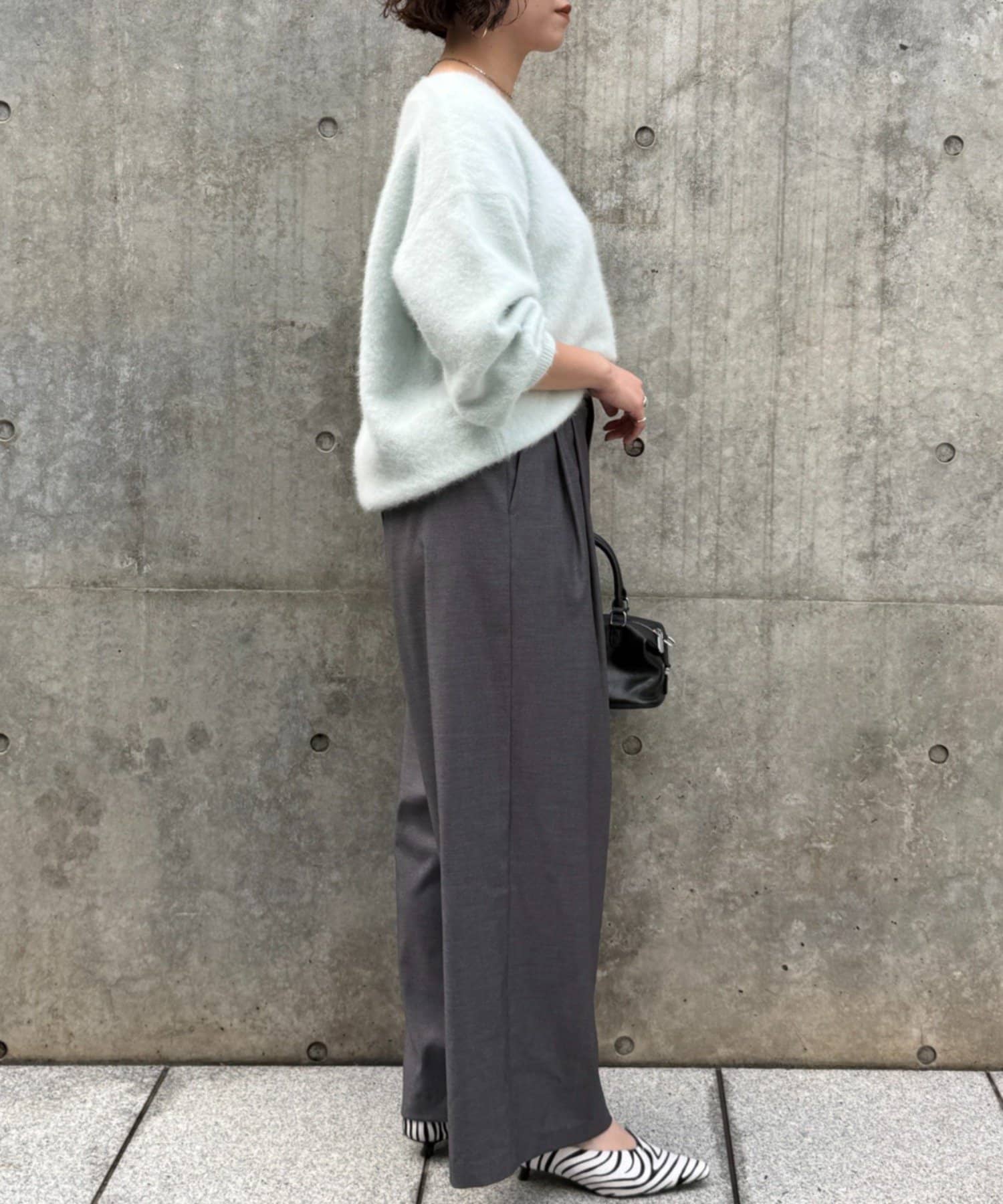 LOUNGEDRESS(ラウンジドレス) 《10/27インスタライブご紹介/新色ミント登場/名品ニット》ファーカシミヤVニット