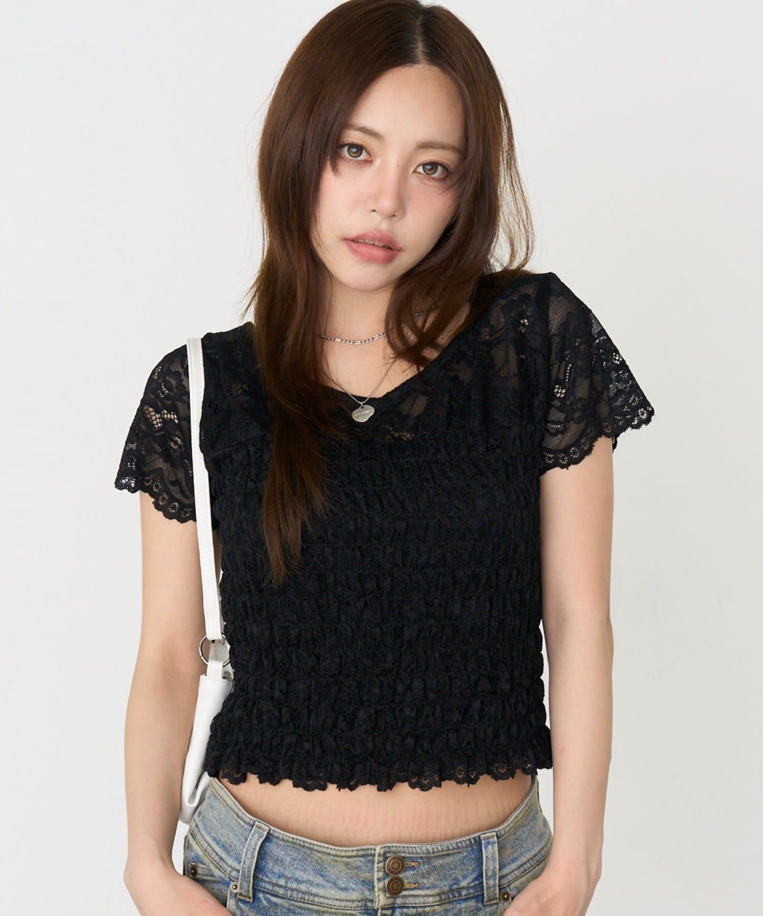 RAY CASSIN(レイカズン) 【レース / 迷彩】シャーリングTシャツ