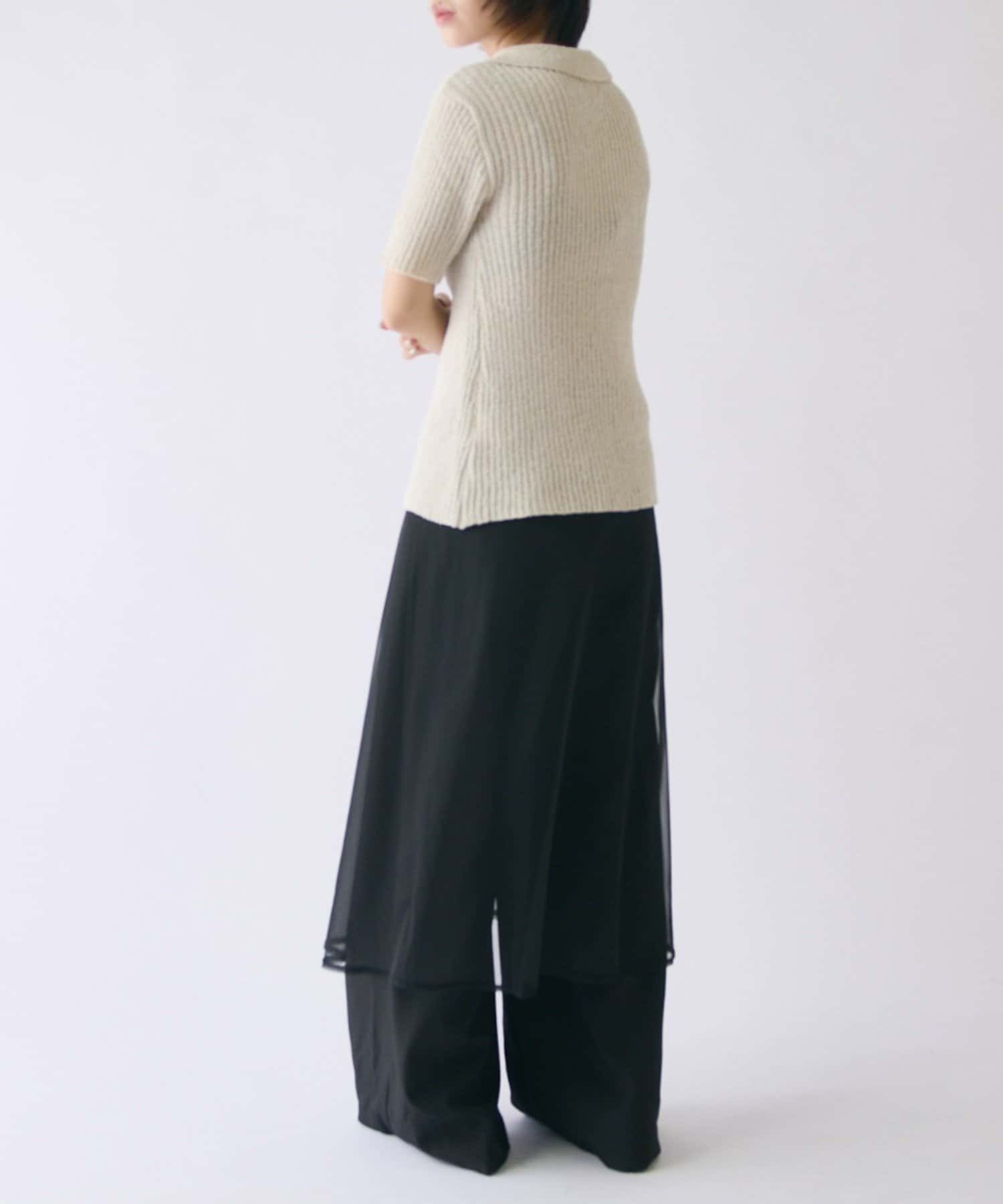 -goocy-(グーシー) チュールラップスカート付きパンツ