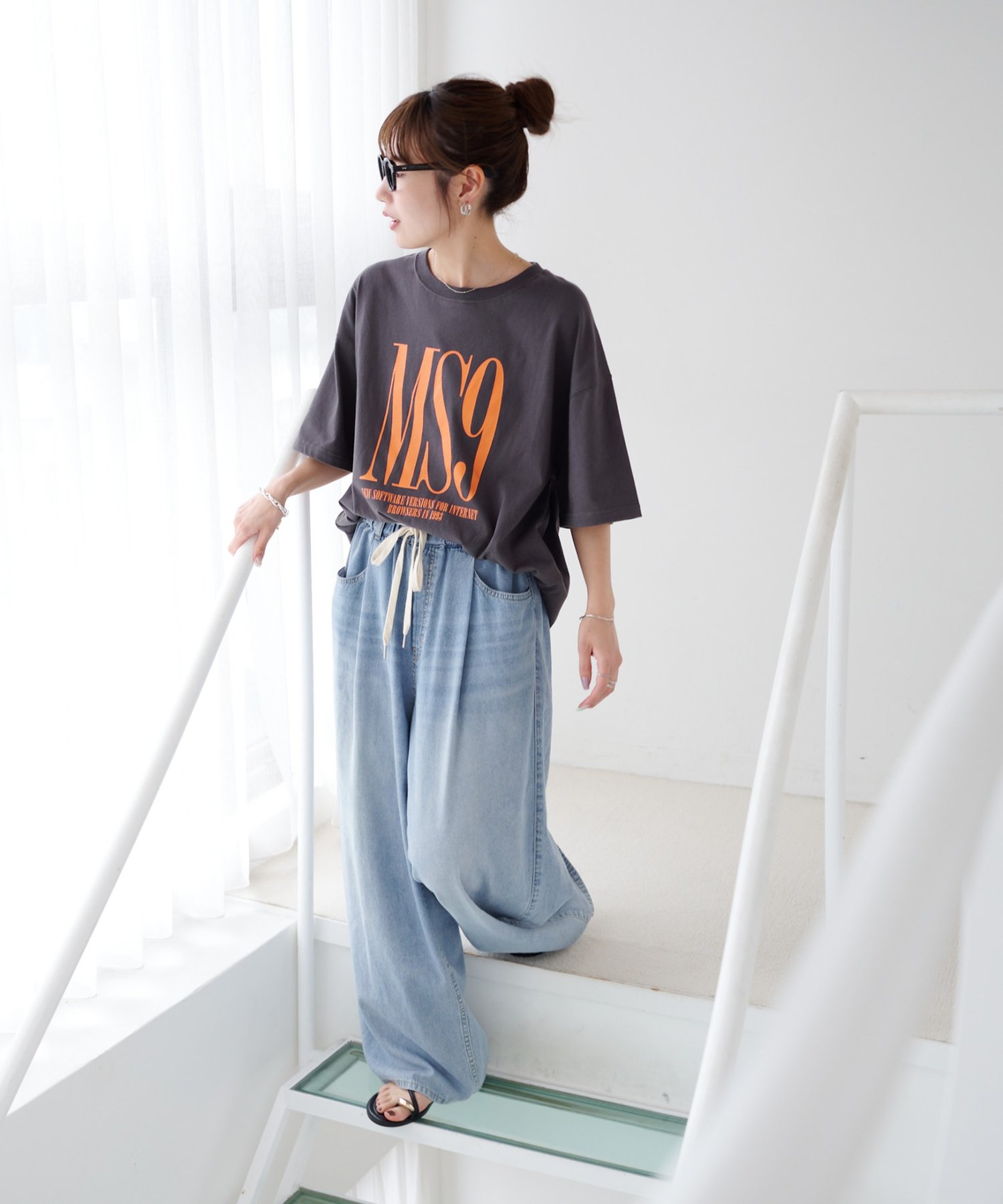DISCOAT(ディスコート) 【Enlude】アソートナンバーロゴTシャツ《ユニセックス》