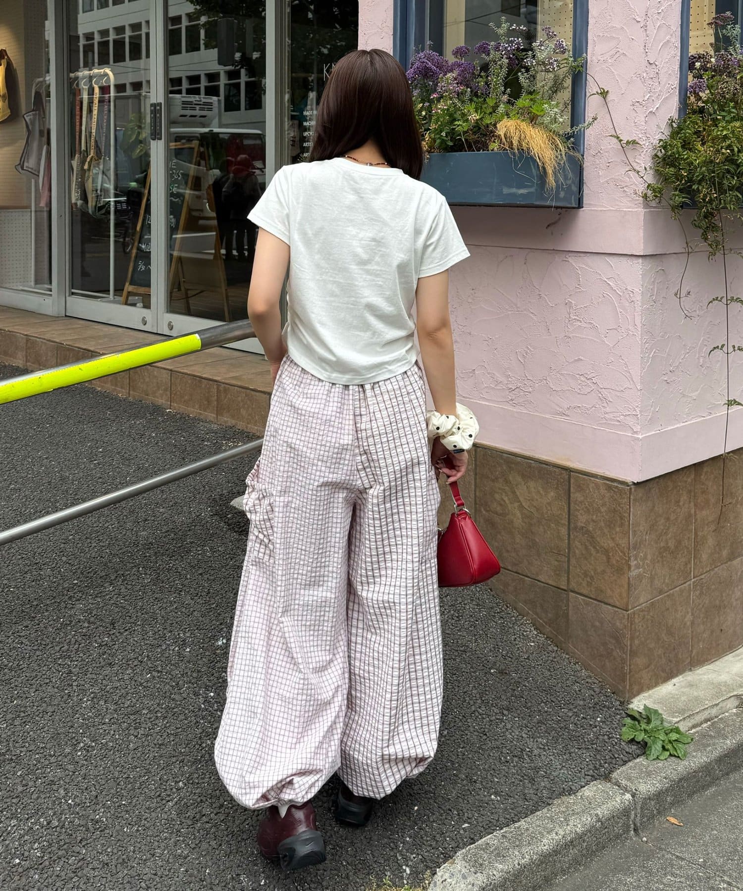 CIAOPANIC(チャオパニック) チェックバルーンイージーパンツ