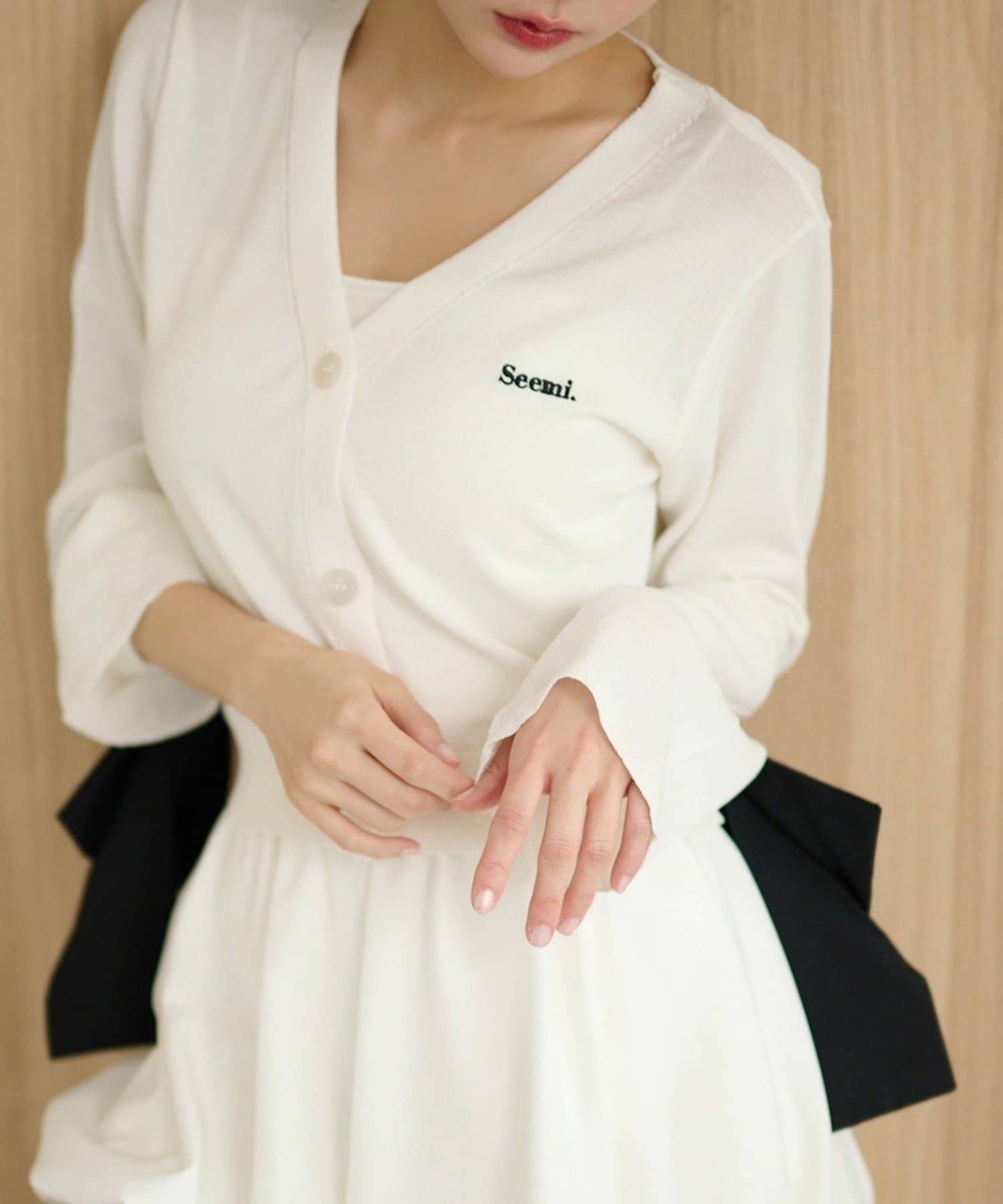 NICE CLAUP / OLIVE des OLIVE OUTLET(ナイスクラップ  / オリーブ デ オリーブ アウトレット) 【Seemi】カーデ