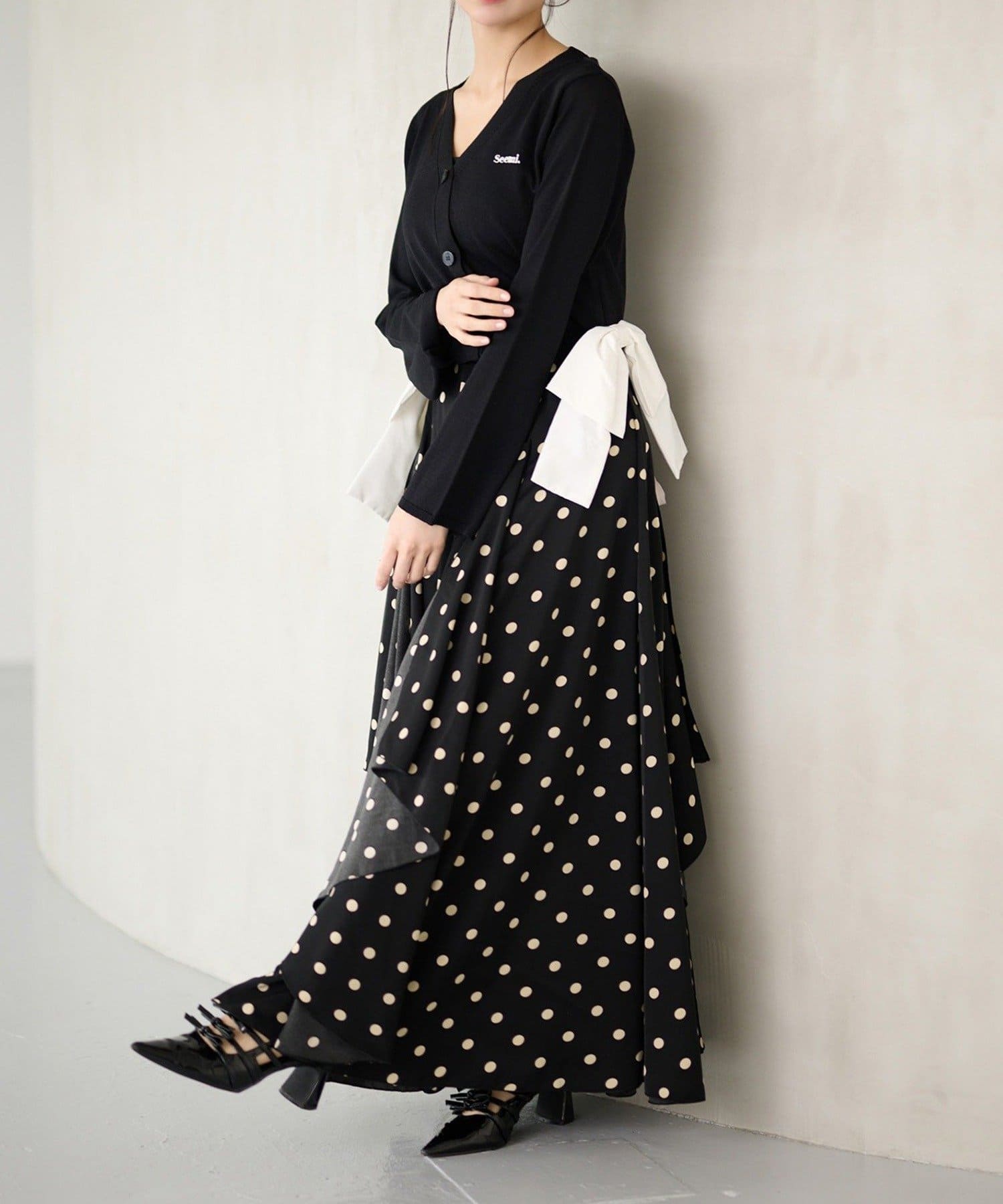 NICE CLAUP / OLIVE des OLIVE OUTLET(ナイスクラップ  / オリーブ デ オリーブ アウトレット) 【Seemi】カーデ