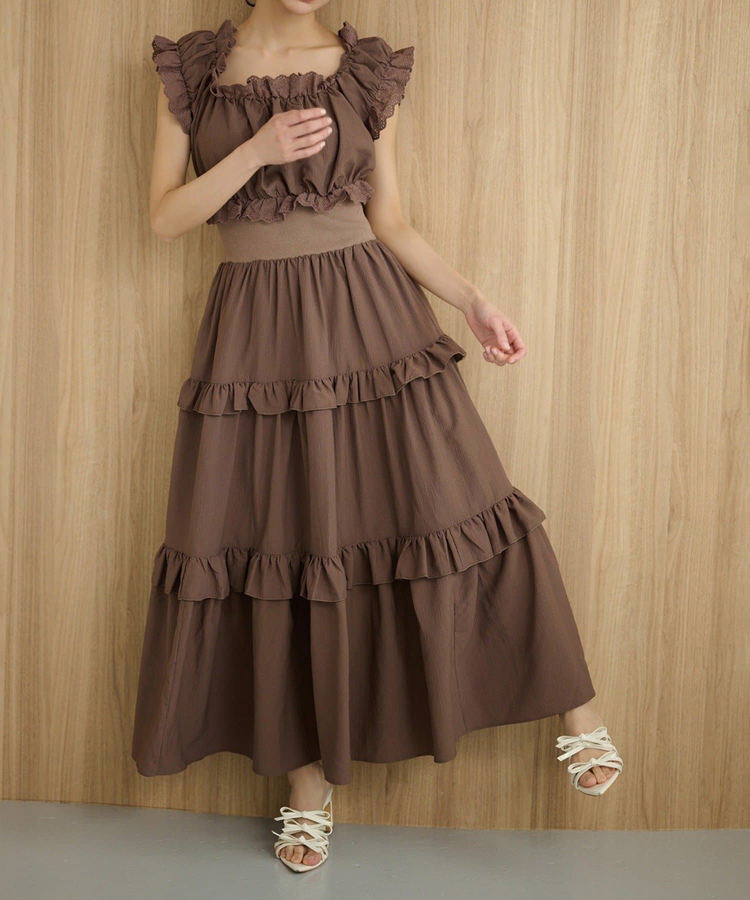 NICE CLAUP / OLIVE des OLIVE OUTLET(ナイスクラップ  / オリーブ デ オリーブ アウトレット) 【Seemi】ワンピ