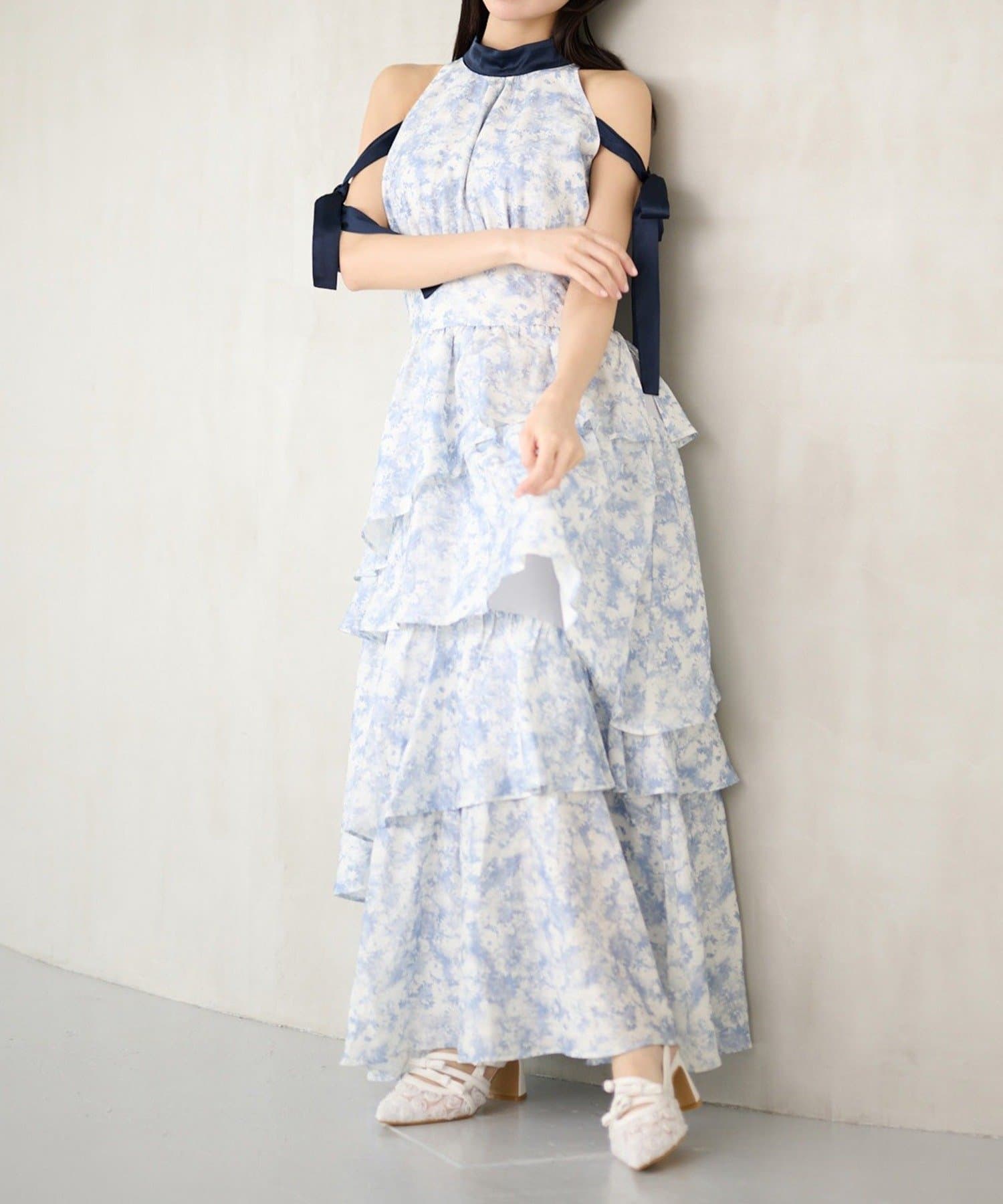 NICE CLAUP / OLIVE des OLIVE OUTLET(ナイスクラップ  / オリーブ デ オリーブ アウトレット) 【Seemi】アメスリワンピ