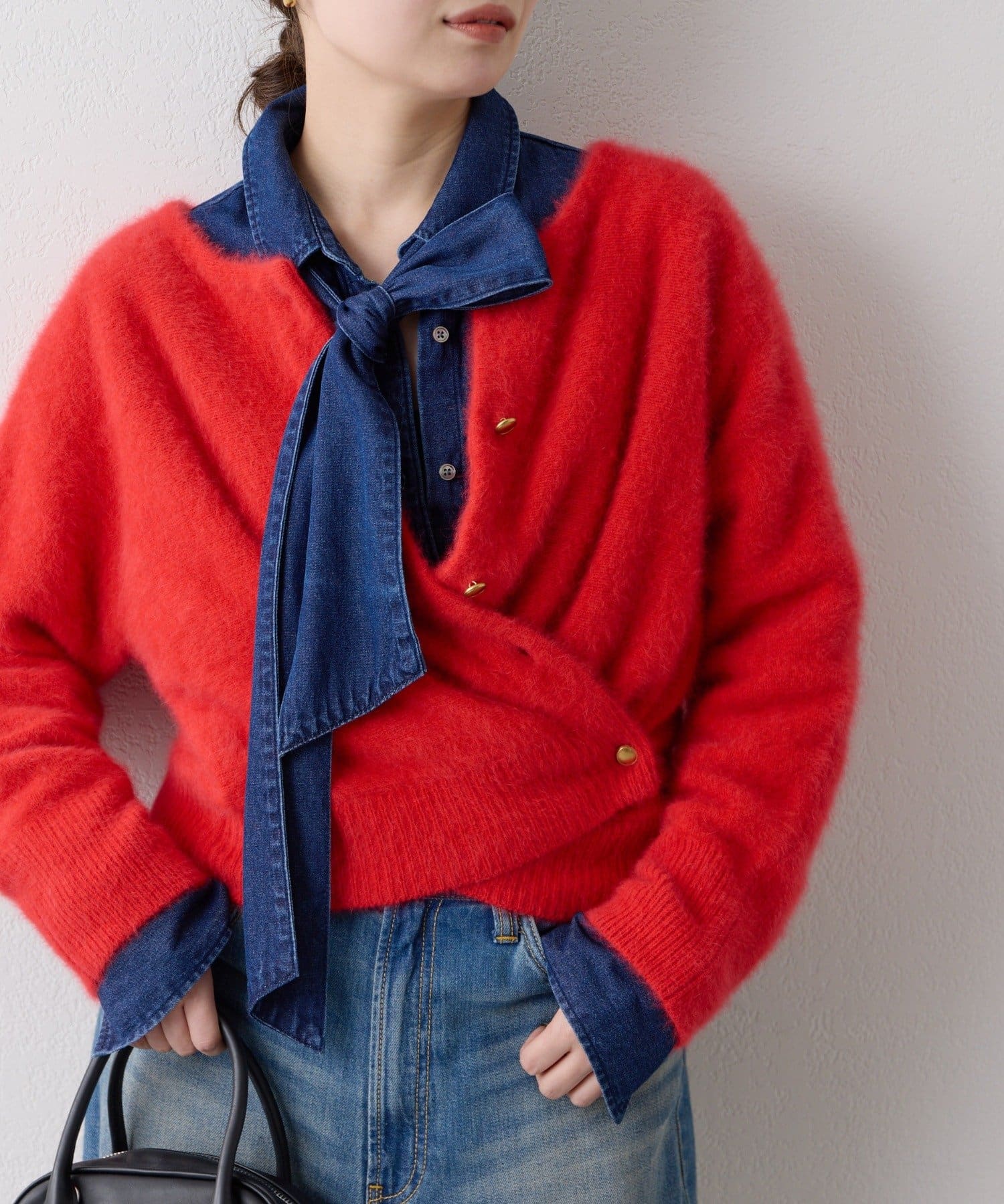 GALLARDAGALANTE(ガリャルダガランテ) 【10/27(火) 10:00～新色RD 予約開始！】ファーウール3WAYカーディガン