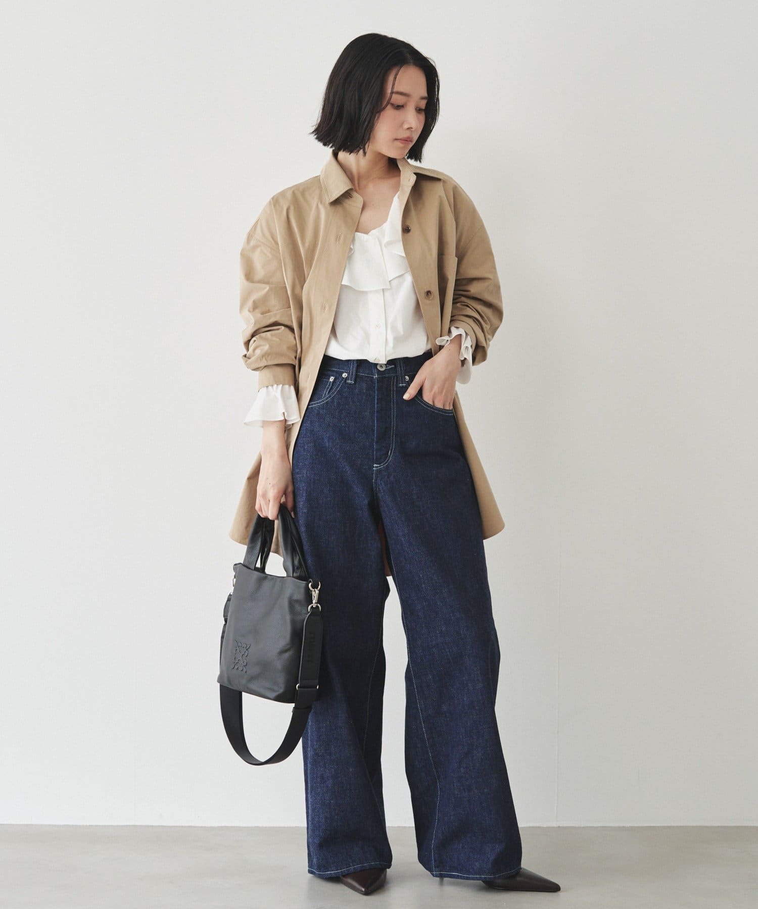 russet(ラシット) 【Souffle TOTE】レザー2WAYトートバッグ