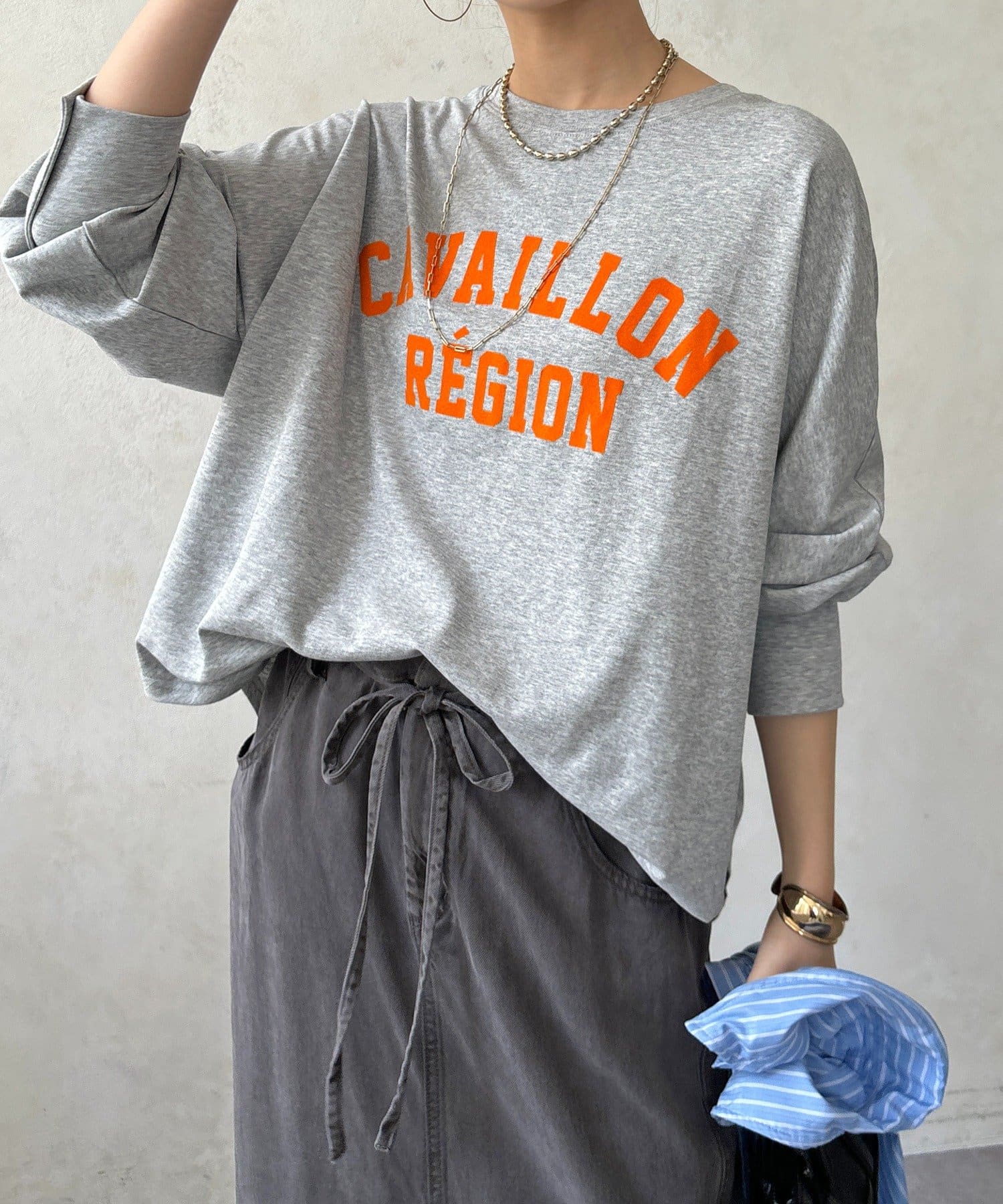 DOUDOU(ドゥドゥ) CAVAILLON REGIONドルマンプリントロンTEE
