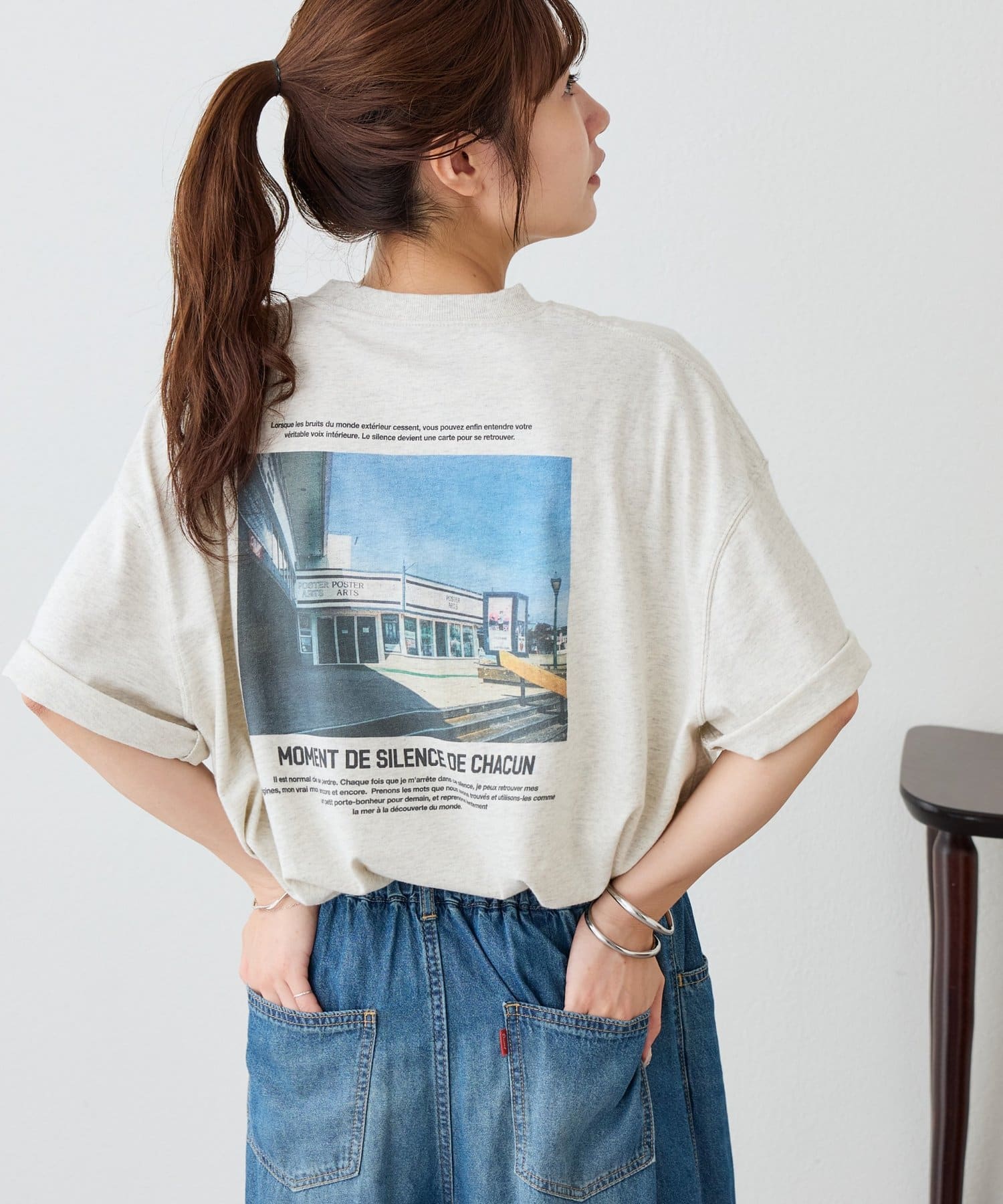 DISCOAT(ディスコート) 【Enlude】ダブルサイドフォトTシャツ《ユニセックス》