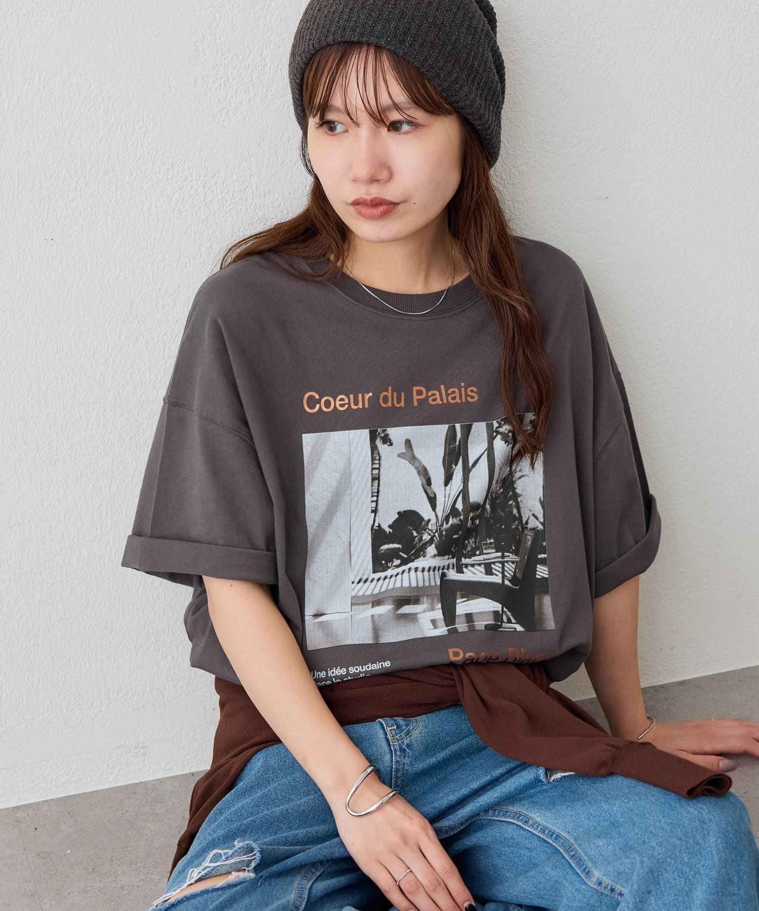 DISCOAT(ディスコート) 【Enlude】ダブルサイドフォトTシャツ《ユニセックス》