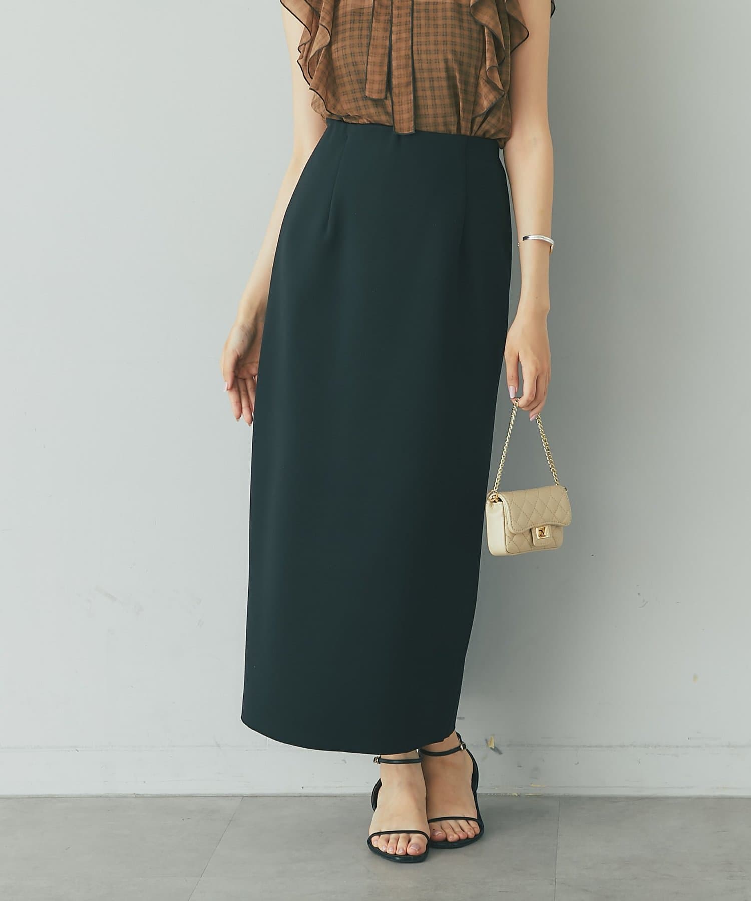 La boutique BonBon(ラブティックボンボン) ダンボールナローマキシスカート