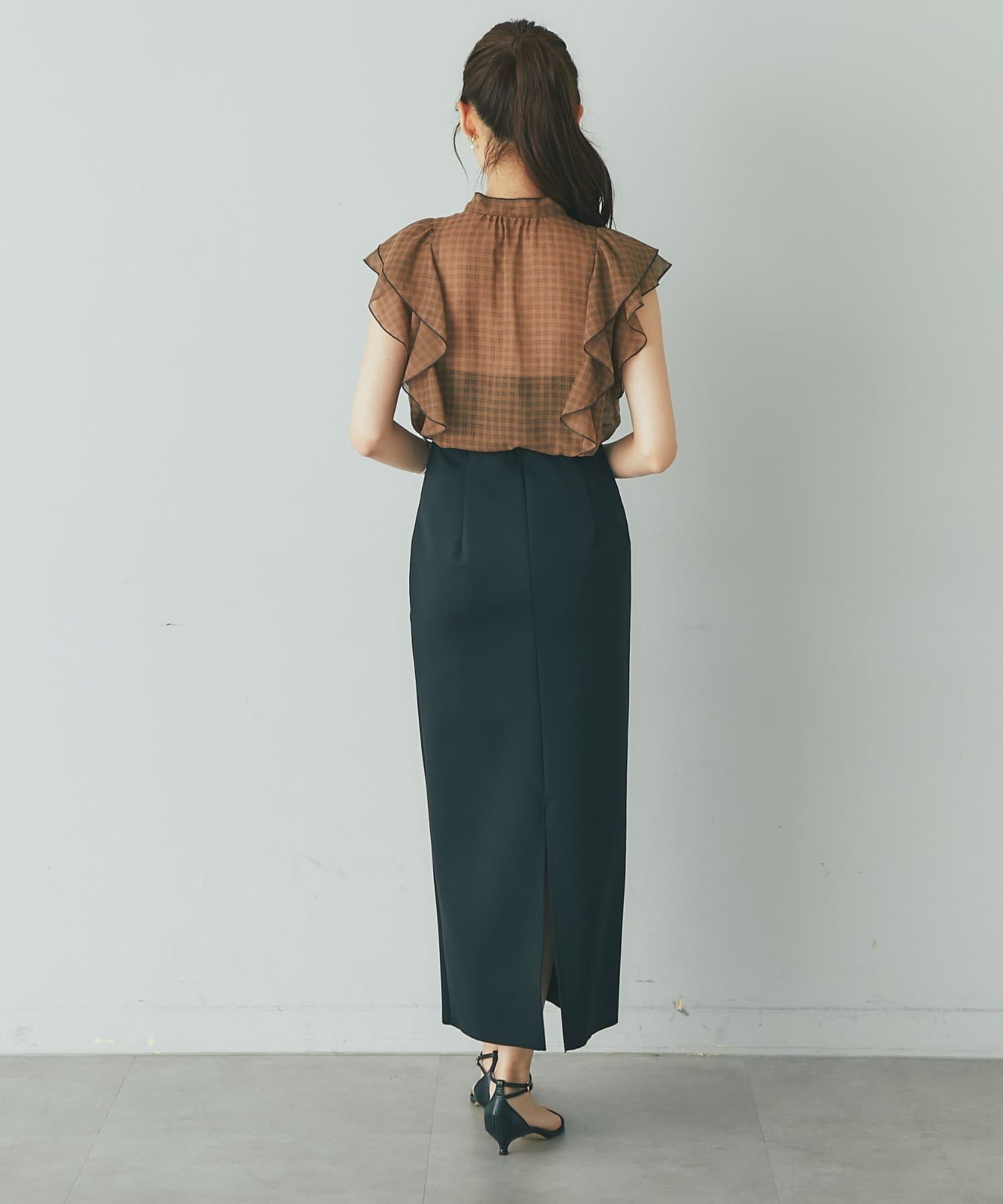 La boutique BonBon(ラブティックボンボン) ダンボールナローマキシスカート