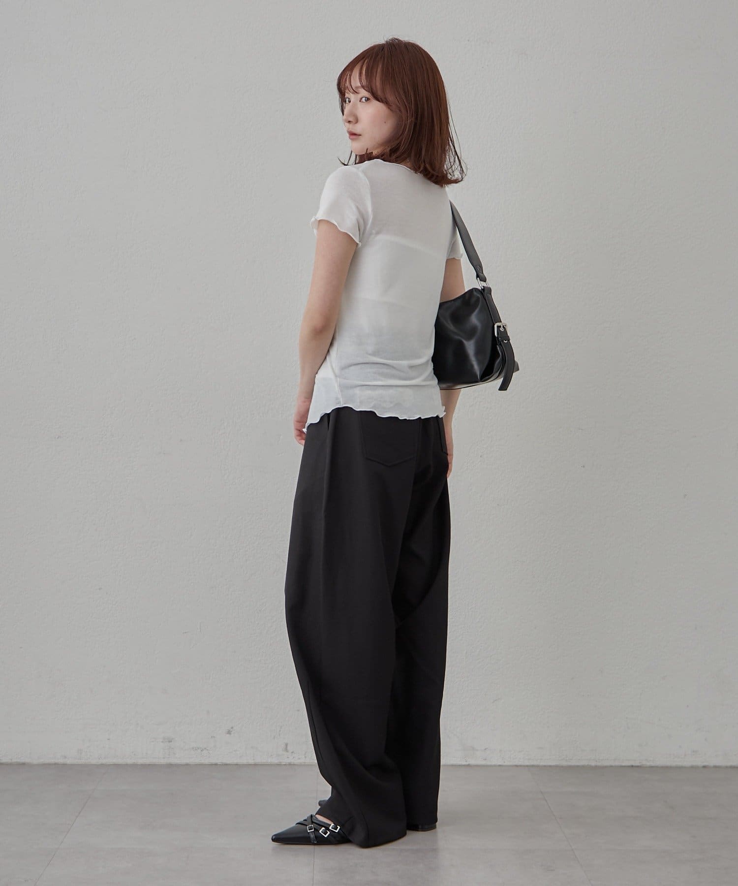 OUTLET(アウトレット) 【mline】レイヤーロゴ半袖Ｔ