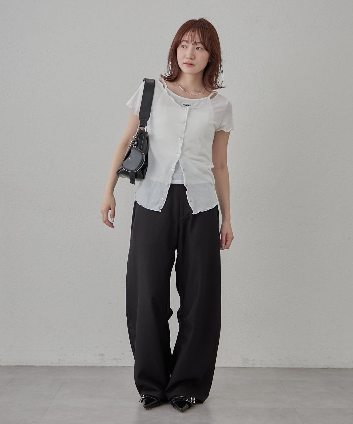OUTLET(アウトレット) 【mline】レイヤーロゴ半袖Ｔ