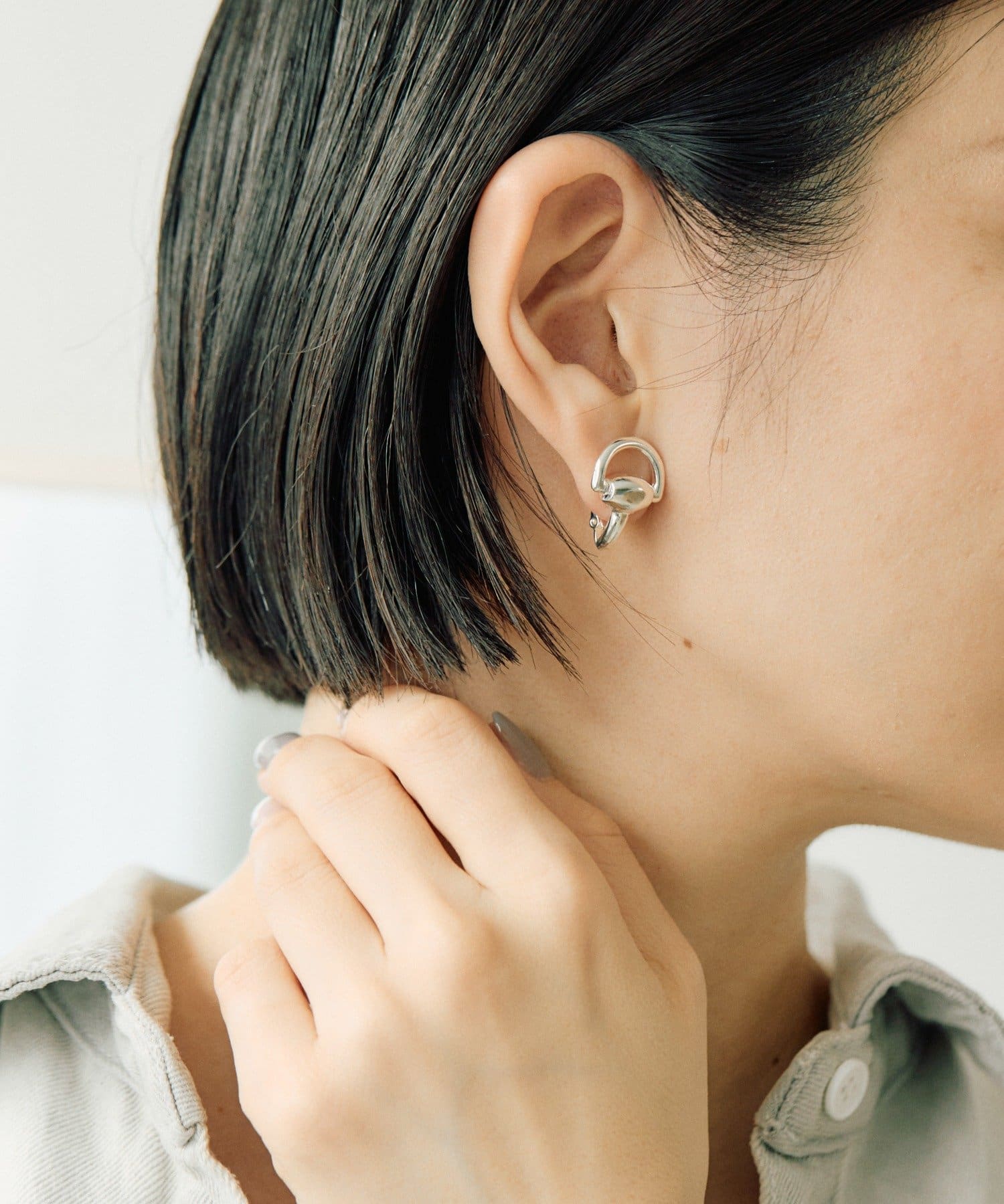 OUTLET(アウトレット) 【ear PAPILLONNER】ホースビットイヤリング
