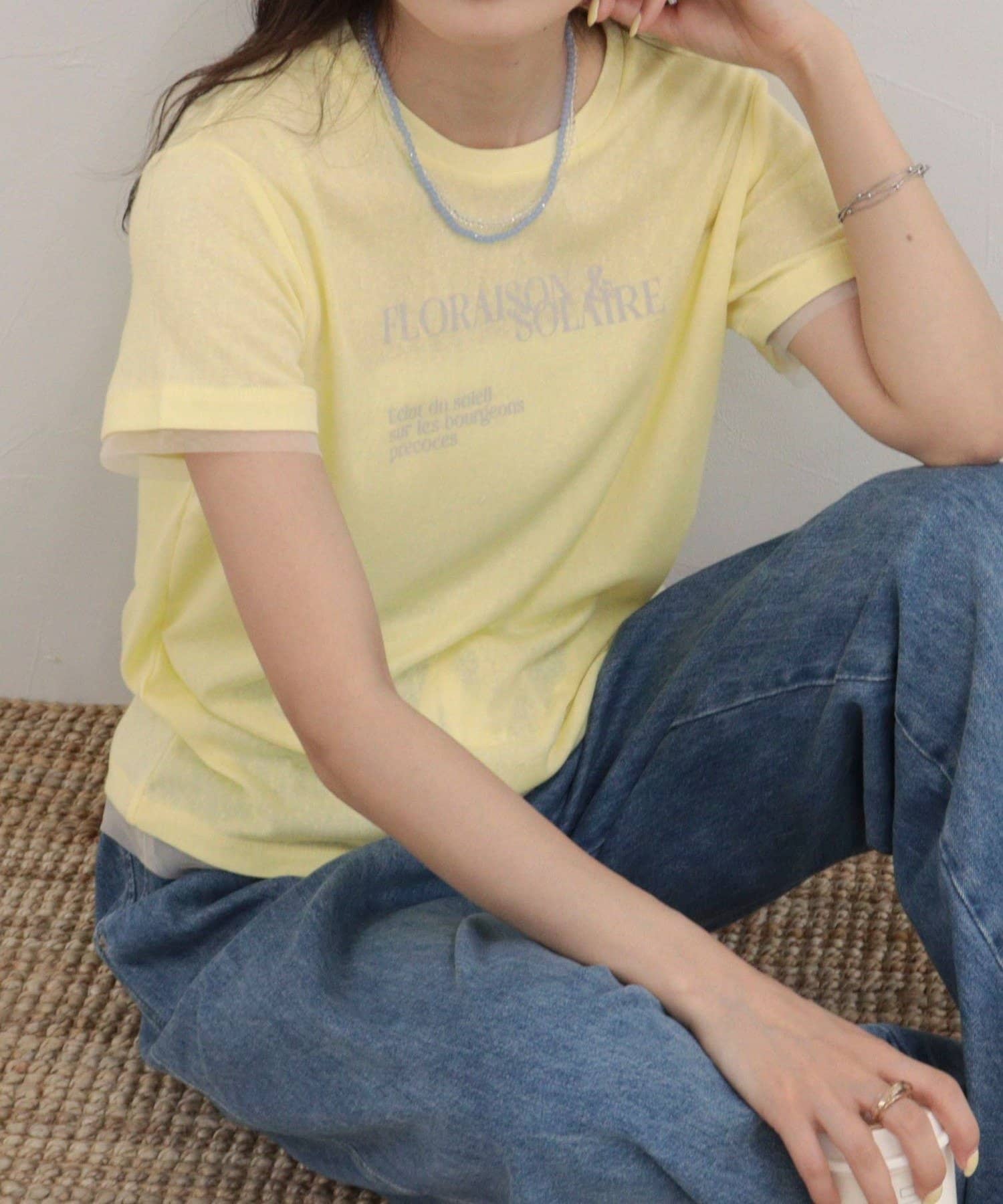 FREDY & GLOSTER(フレディ アンド グロスター) シアーレイヤードＴシャツ