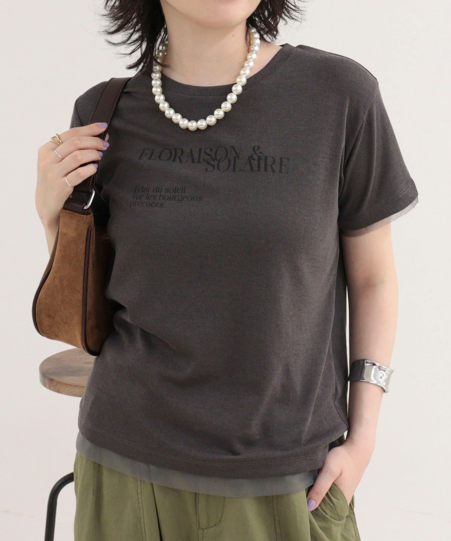 FREDY & GLOSTER(フレディ アンド グロスター) シアーレイヤードＴシャツ