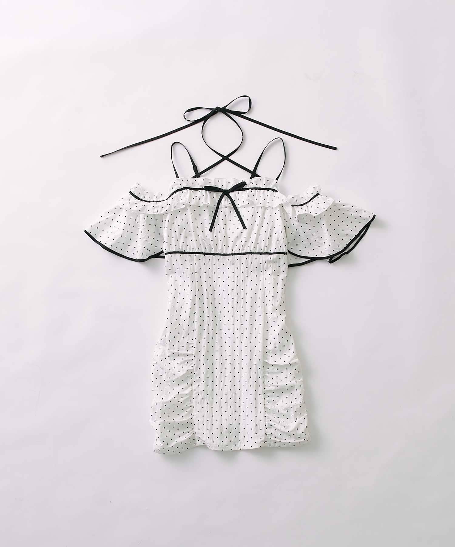 Belle Charme(ベルシャルム) Frill Offshoulder Onepiece