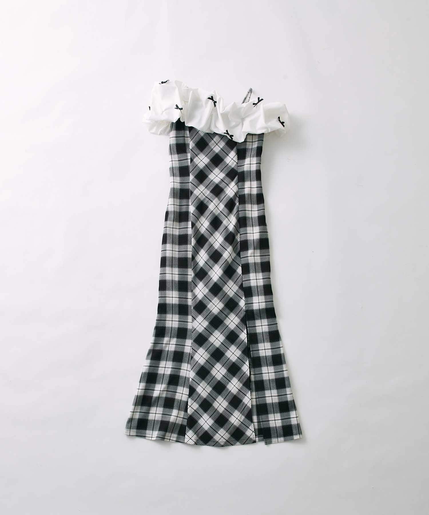 Belle Charme(ベルシャルム) Ribbon Oneshoulder Mermaid Onepiece