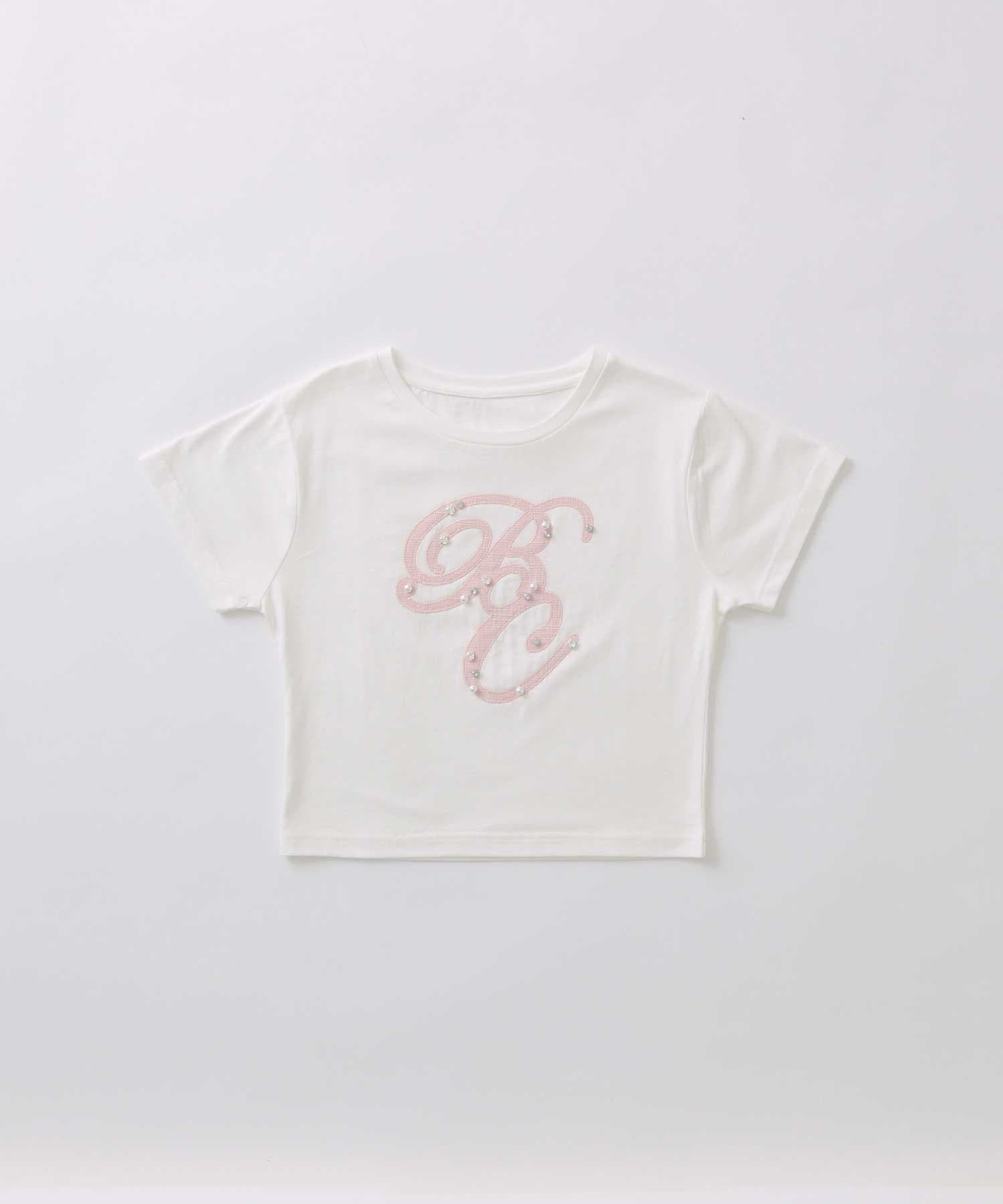 Belle Charme(ベルシャルム) Tweed BC Logo Tee