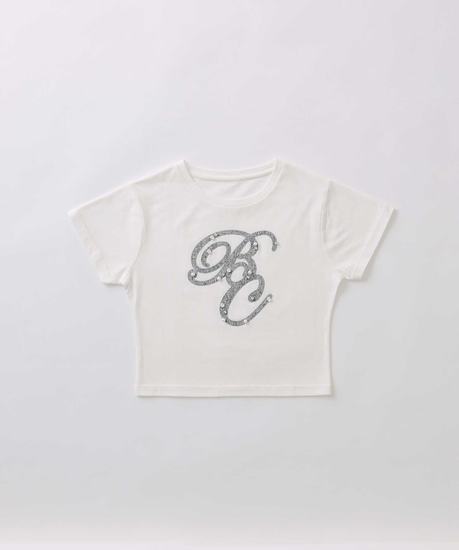 Belle Charme(ベルシャルム) Tweed BC Logo Tee