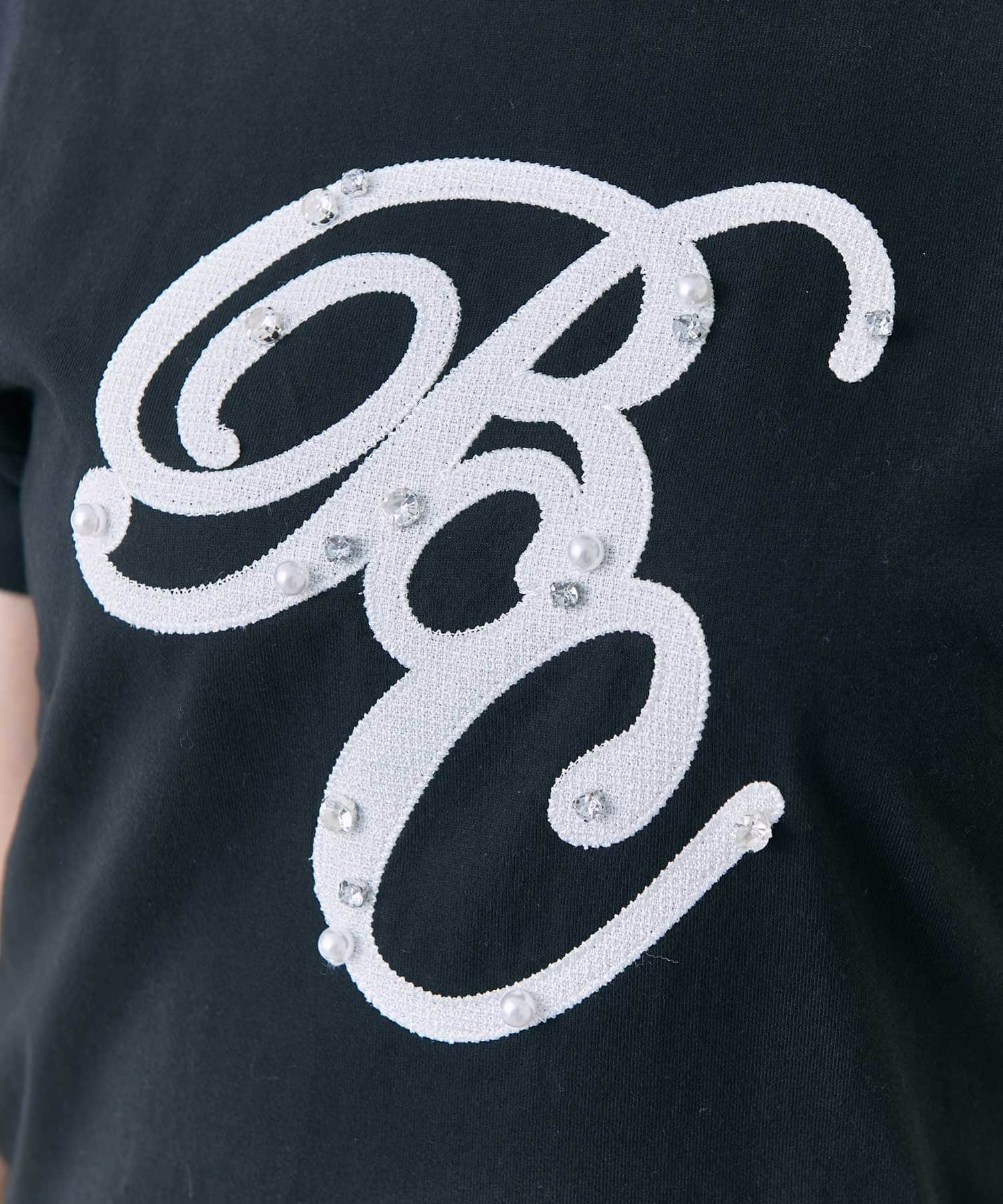 Belle Charme(ベルシャルム) Tweed BC Logo Tee