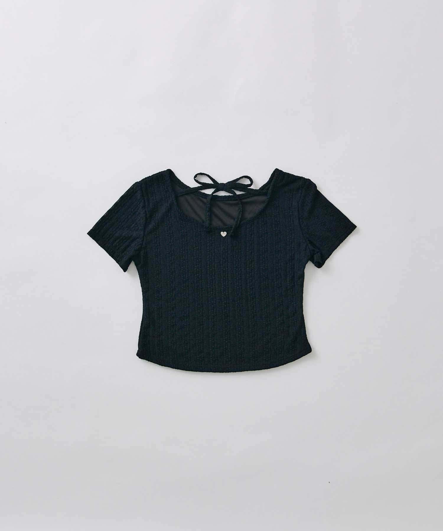 Belle Charme(ベルシャルム) Heart Charm Lace Short Tops