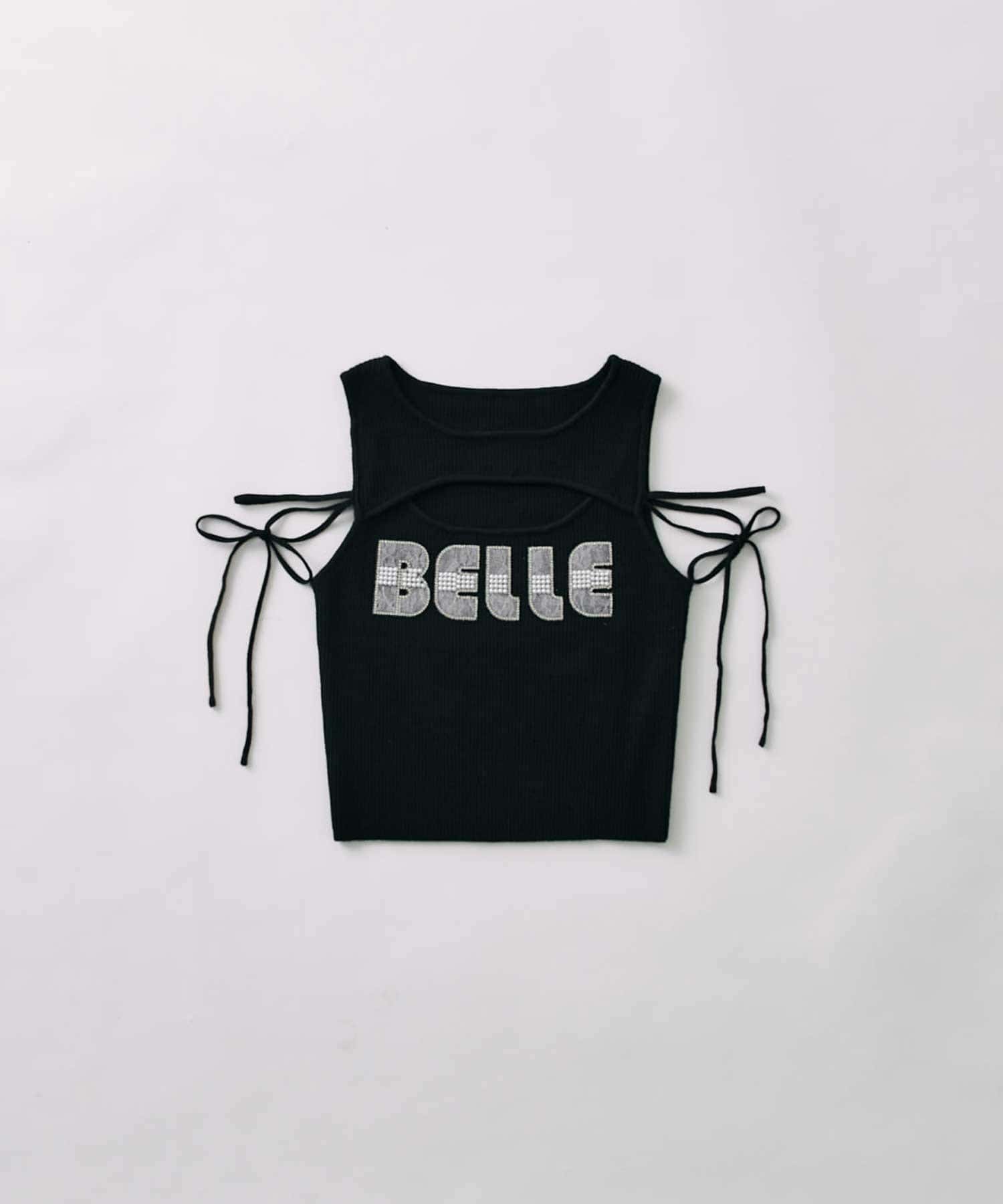 Belle Charme(ベルシャルム) Lace Logo Tank