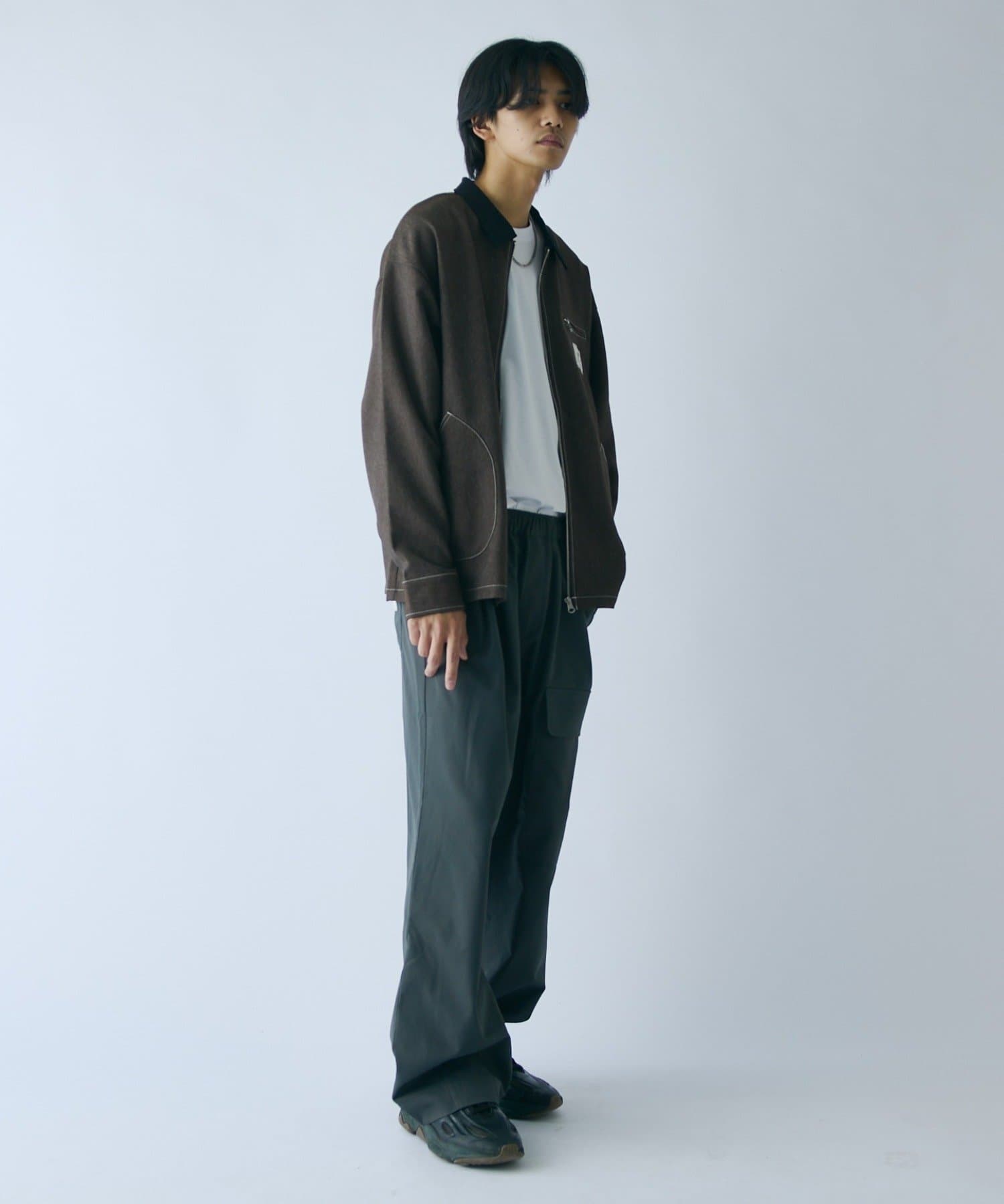 -goocy-(グーシー) 高密度ツイル ビッグポケットバルーンパンツ