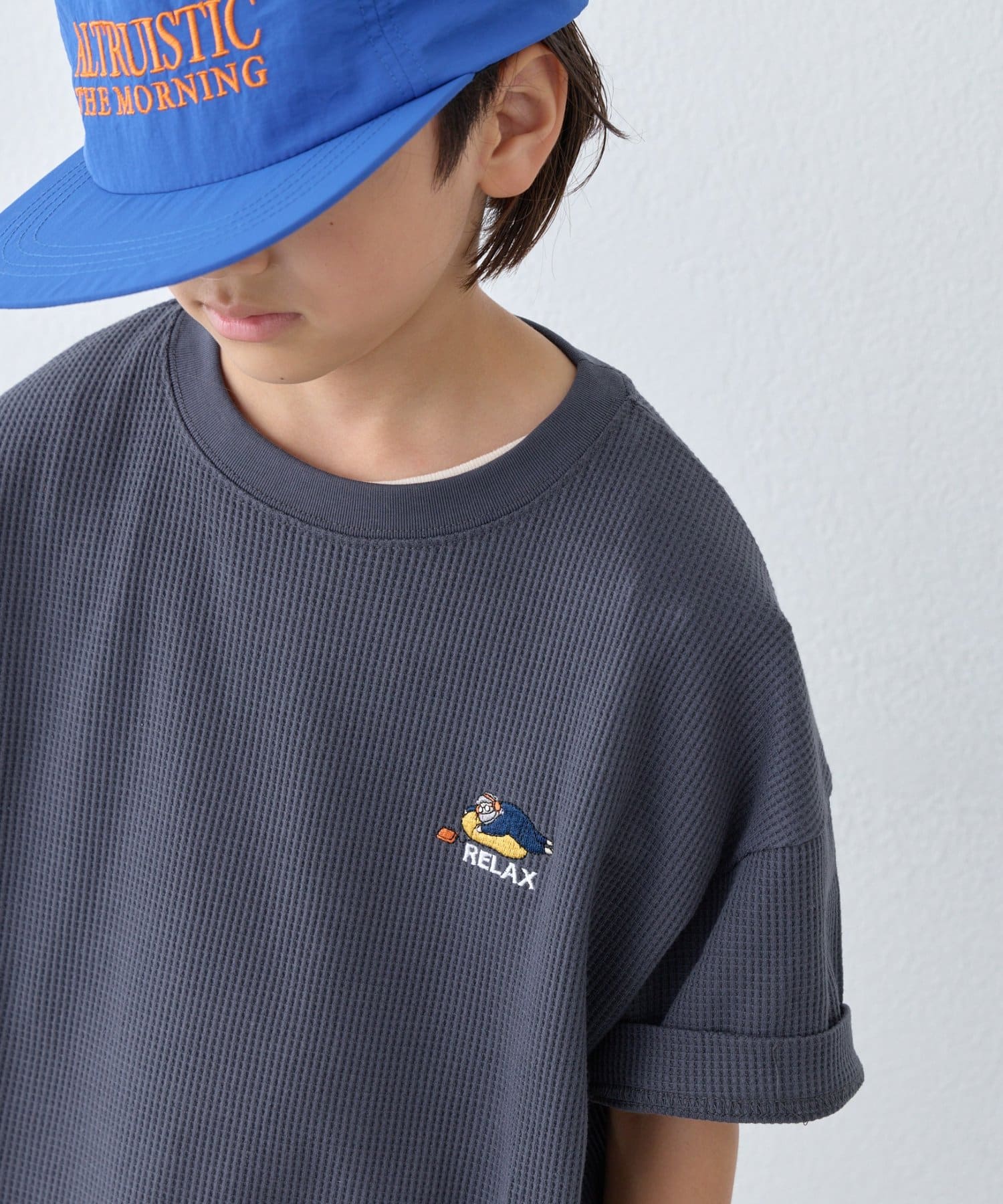 CIAOPANIC TYPY(チャオパニックティピー) 【KIDS】KIDSおじさんワッフルTEE
