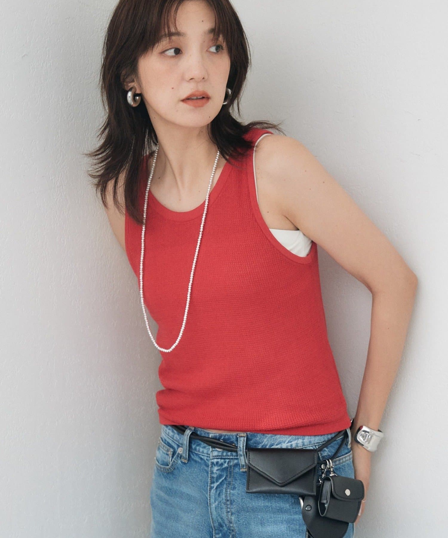RIVE DROITE(リヴドロワ) 予約【A・MONN】【セット着用可】tank KNIT