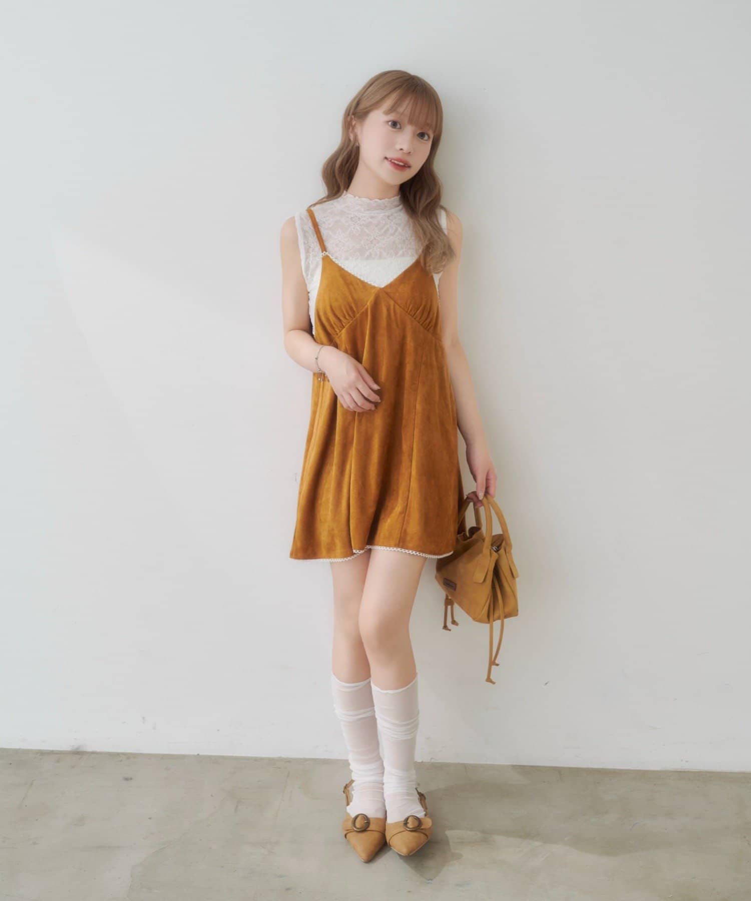 Kastane(カスタネ) 【7.3(金)12:00発売】レースミニハイネックタンク