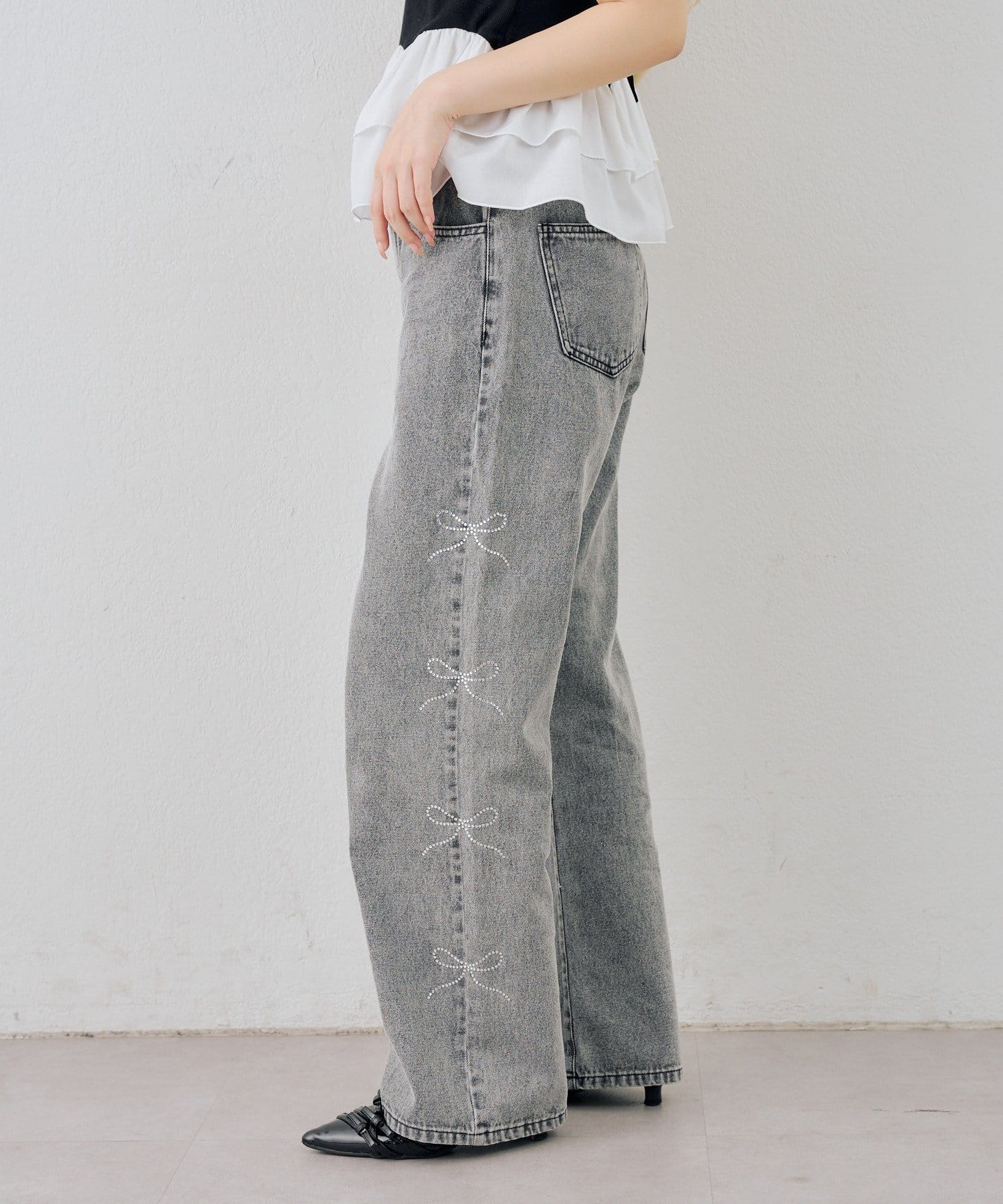 NICE CLAUP / OLIVE des OLIVE OUTLET(ナイスクラップ  / オリーブ デ オリーブ アウトレット) 【continuer】 アソートストレートデニム
