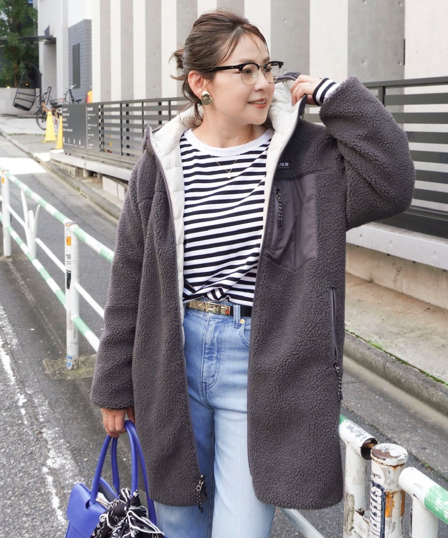NOLLEY'S(ノーリーズ) ウォッシャブルロングスリーブＴシャツGIZA COTTON