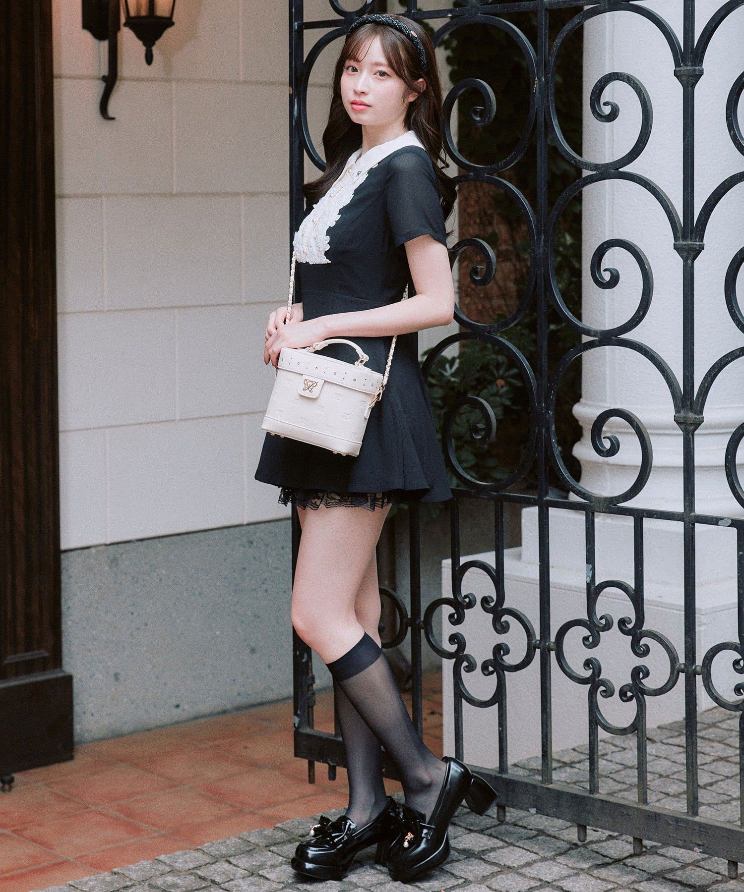OLIVE des OLIVE(オリーブ デ オリーブ) Aimerianejoieレース切替ワンピース