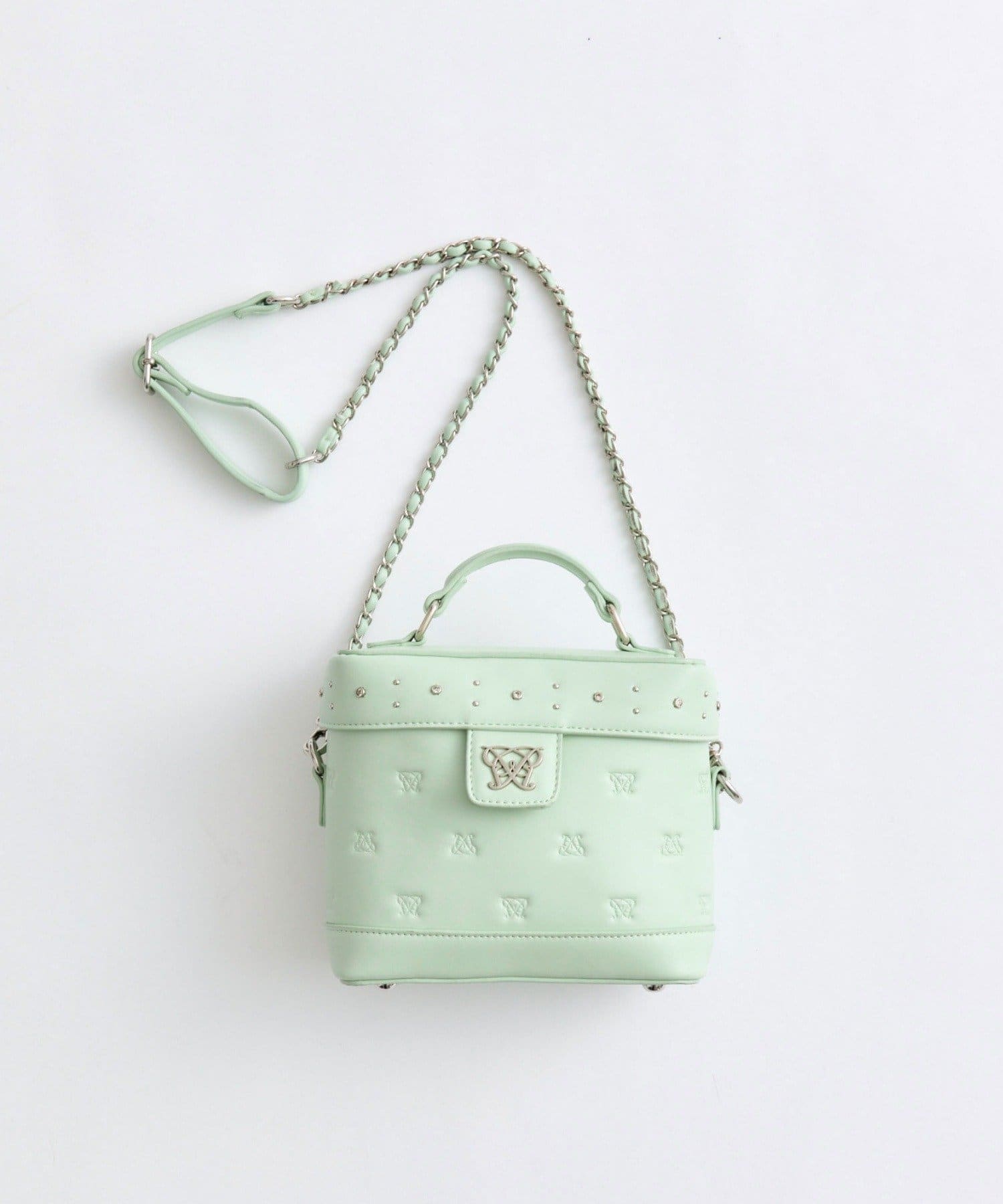 OLIVE des OLIVE(オリーブ デ オリーブ) Aimerianejoieスタッズバニティバッグ