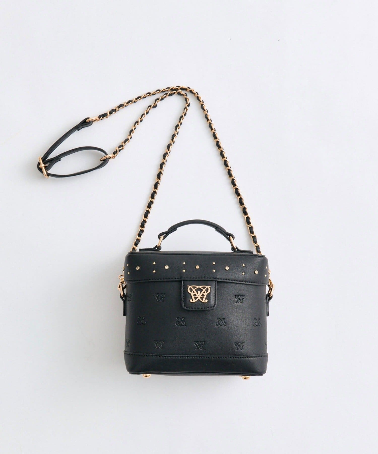 OLIVE des OLIVE(オリーブ デ オリーブ) Aimerianejoieスタッズバニティバッグ