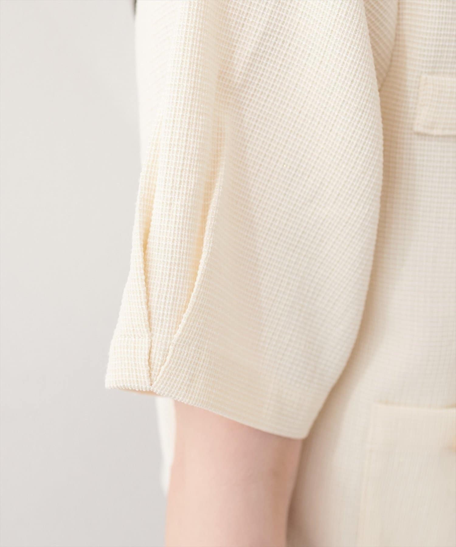 NICE CLAUP / OLIVE des OLIVE OUTLET(ナイスクラップ  / オリーブ デ オリーブ アウトレット) 【natural couture】ツイード半袖ジャケット